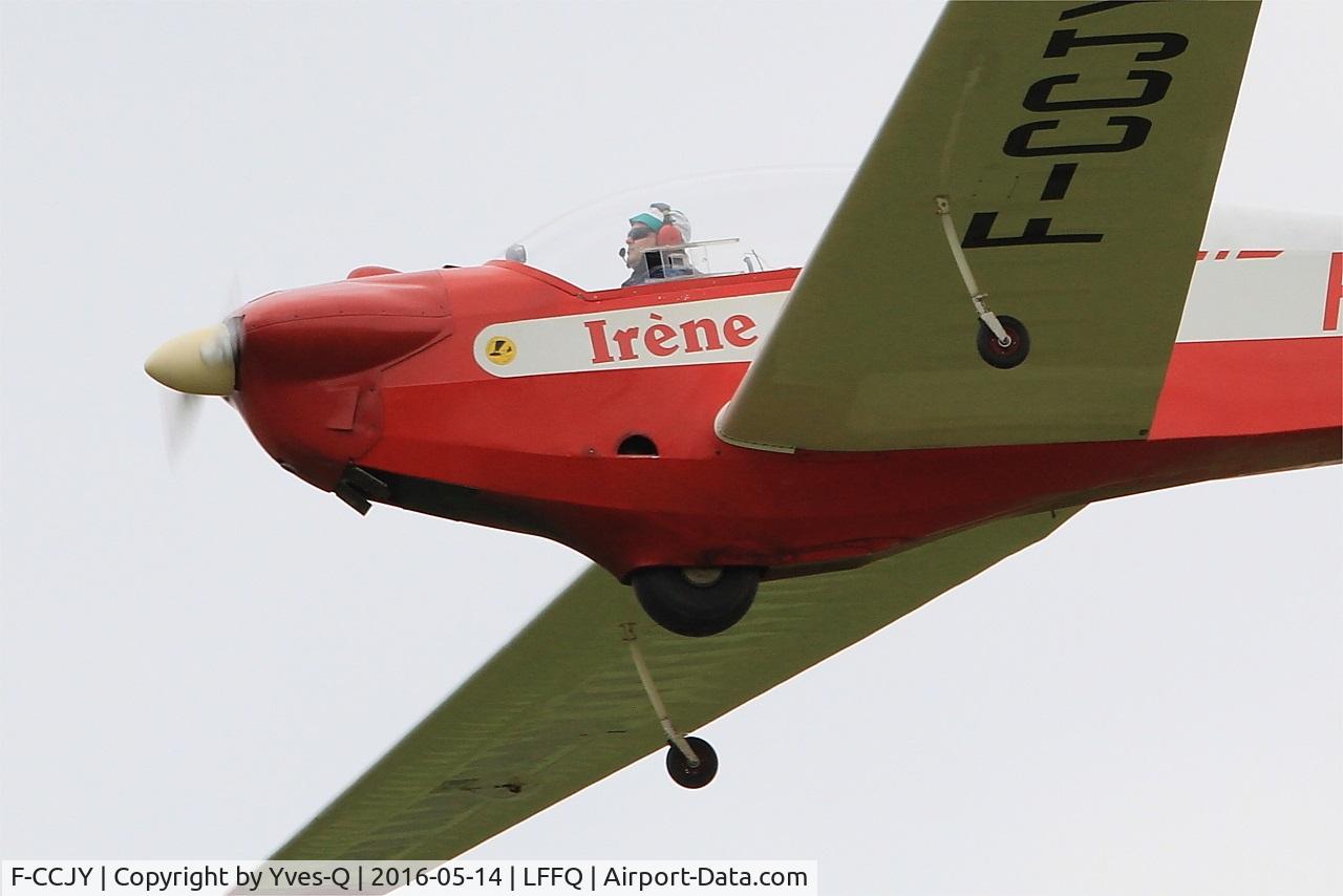 F-CCJY, 1974 Scheibe SF-28A Tandem-Falke Tandem Falke C/N 5763, Scheibe SF-28A Tandem Falke, On display, La Ferté-Alais airfield (LFFQ) Air show 2016