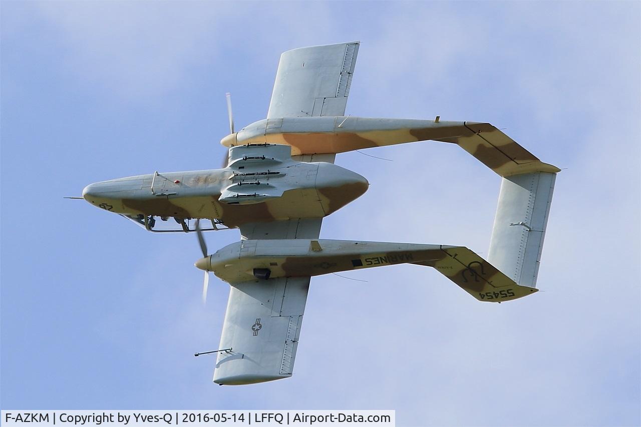 F-AZKM, 1971 North American OV-10B Bronco C/N 338-9 (305-65), North American OV-10B Bronco, On display, La Ferté-Alais (LFFQ) air show 2016