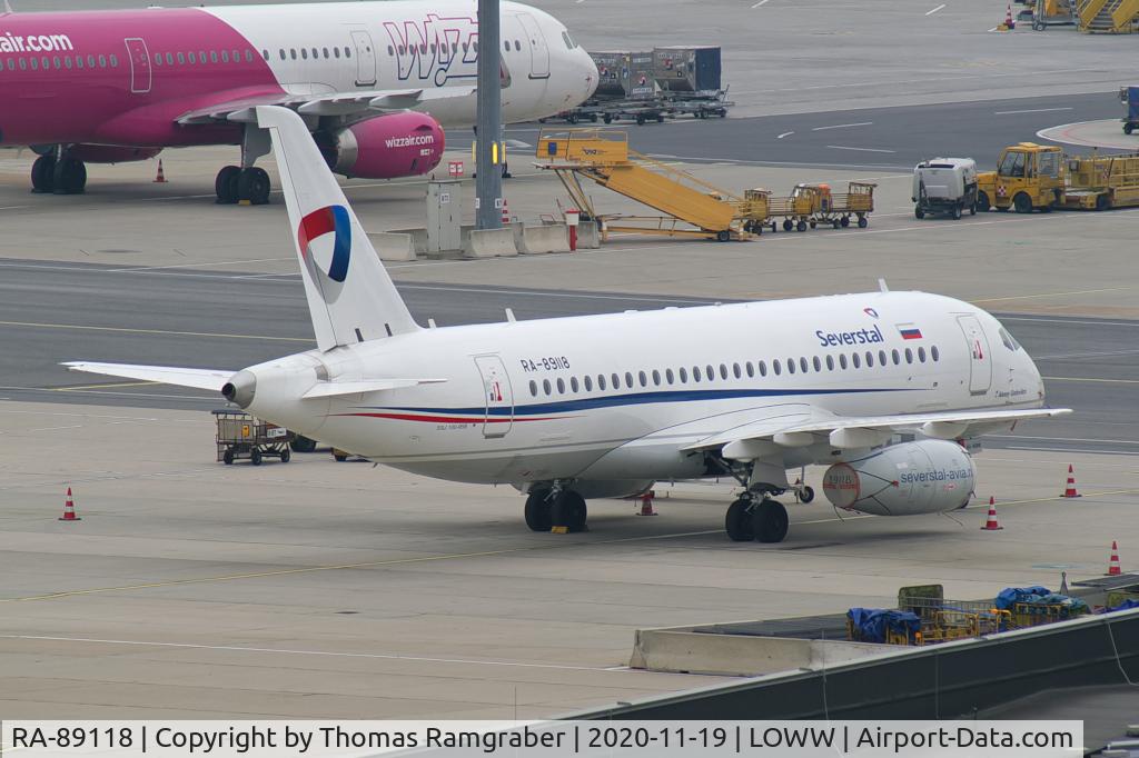 RA-89118, 2018 Sukhoi Superjet 100-95B C/N 95172, Severstal Air Company Sukhoi Superjet 100-95B