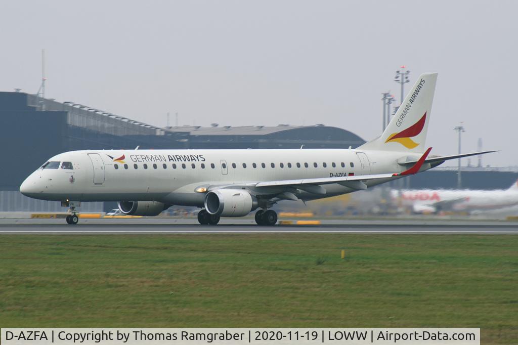 D-AZFA, 2006 Embraer 190LR (ERJ-190-100LR) C/N 19000063, German Airways Embraer 190LR