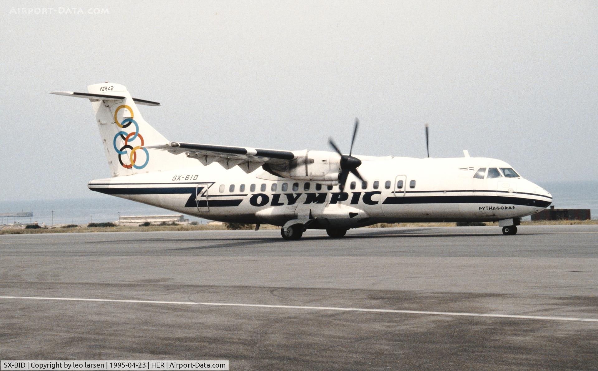 SX-BID, 1990 ATR 42-320 C/N 219, Kreta Heraklion 23.4.1995