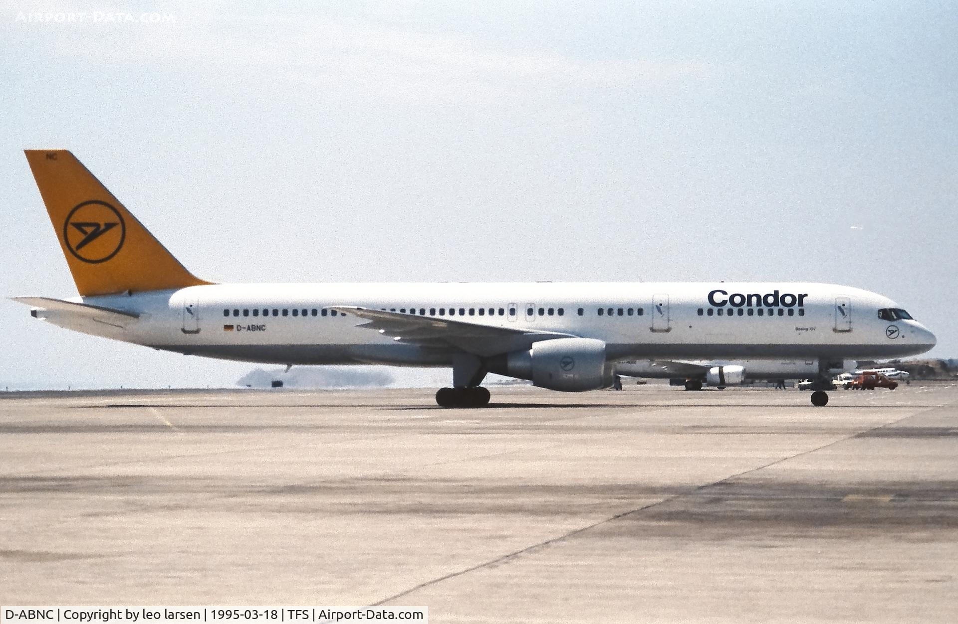 D-ABNC, 1990 Boeing 757-230 C/N 24747, Tenerife South 18.3.1995