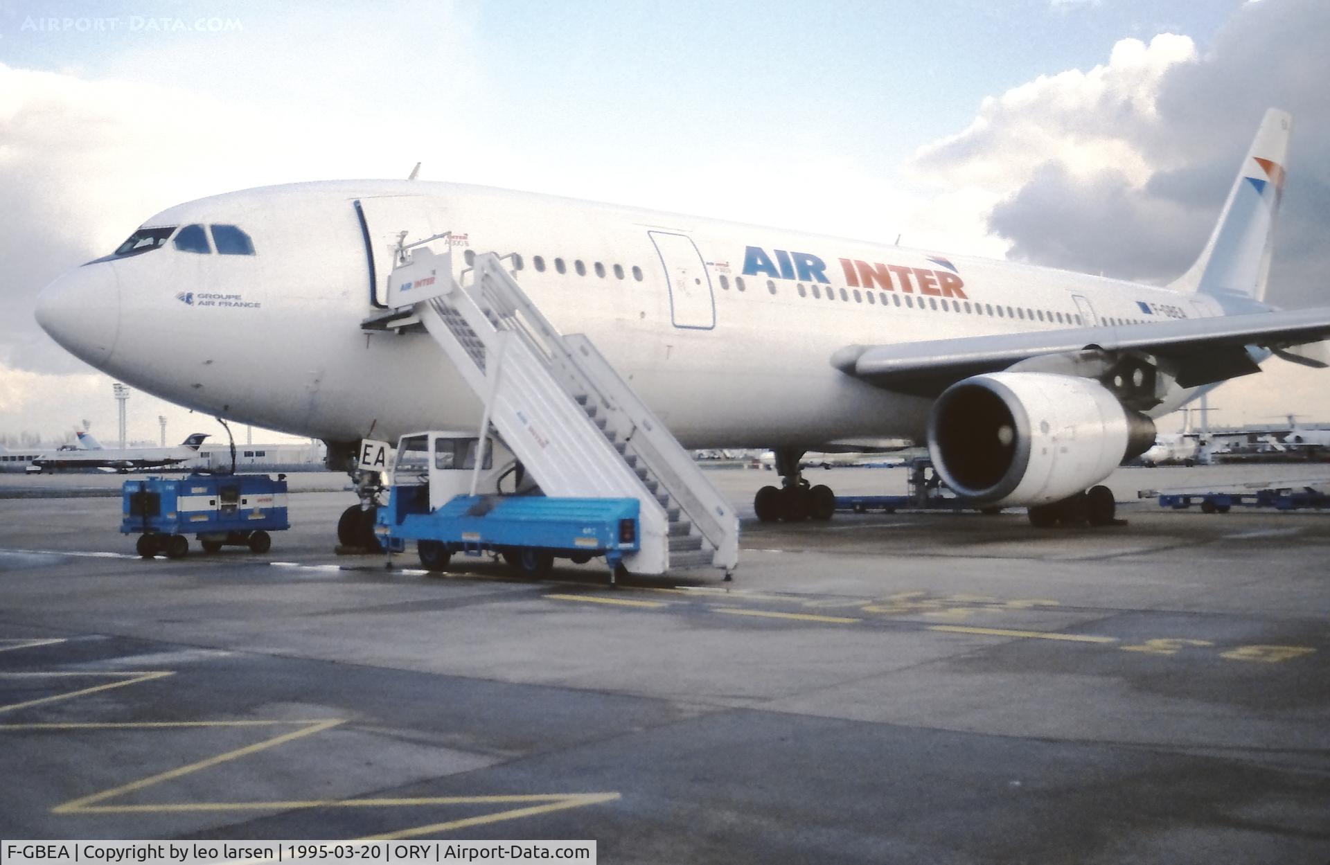 F-GBEA, Airbus A300B2-1C C/N 050, Paris Orly 20.3.1995