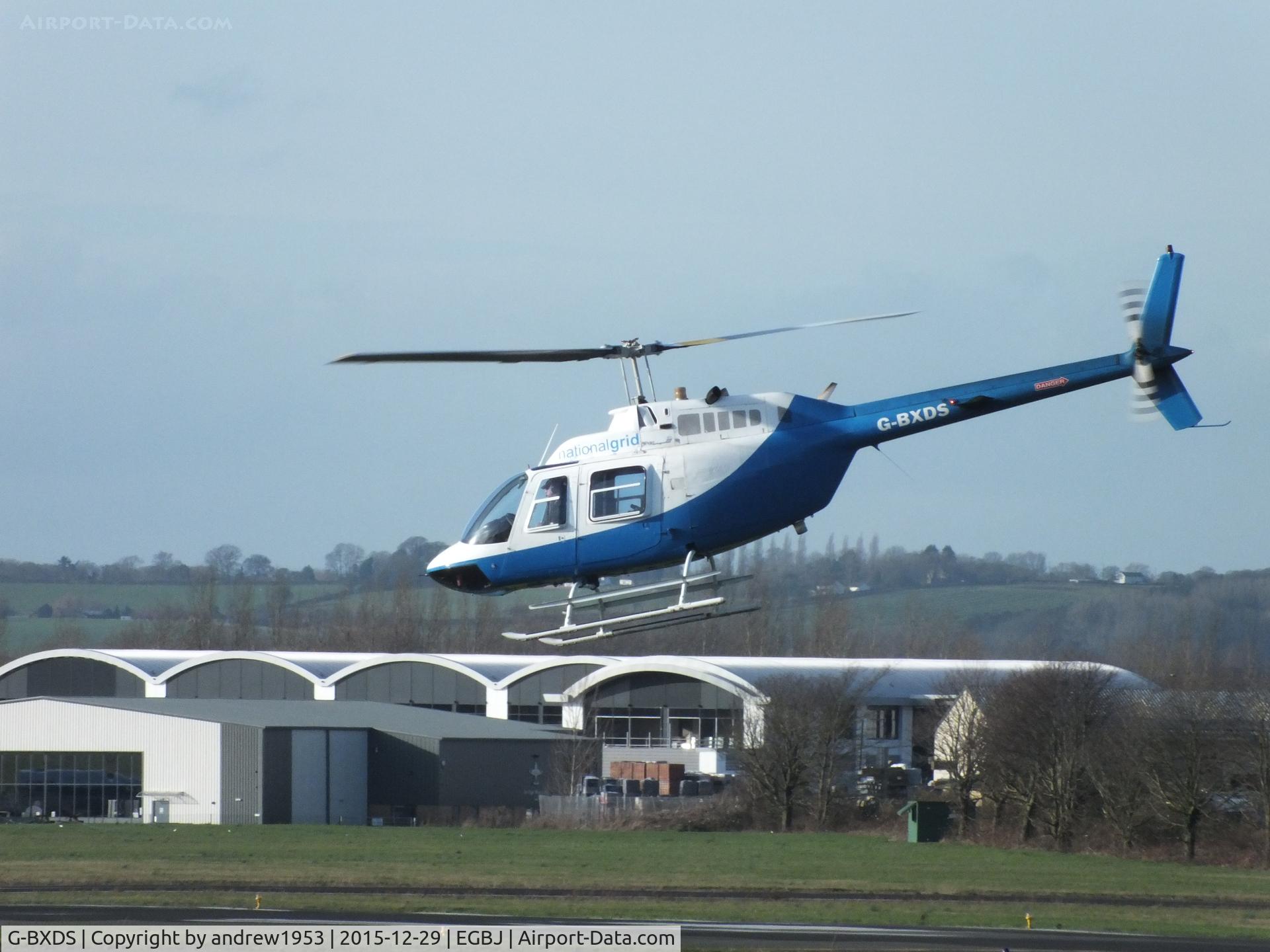 G-BXDS, 1979 Bell 206B JetRanger III C/N 2734, G-BXDS at Gloucestershire Airport.