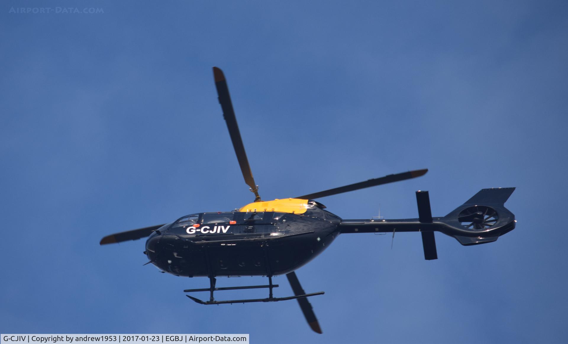 G-CJIV, 2016 Airbus Helicopters H-145 (BK-117D-2) C/N 20111, G-CJIV at Gloucestershire Airport.