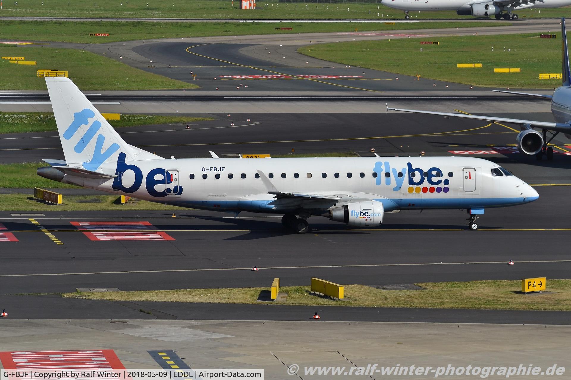 G-FBJF, 2012 Embraer 175STD (ERJ-170-200) C/N 17000341, Embraer ERJ-175STD 170-200 - BE BEE FlyBe - 17000341 - GFBJF - 09.05.2018 - DUS
