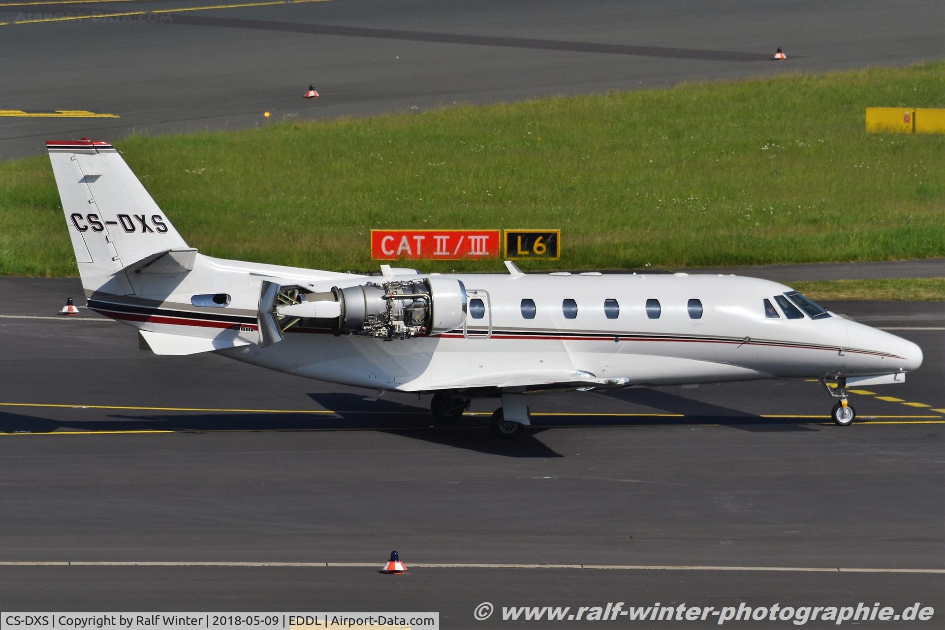 CS-DXS, 2007 Cessna 560XLS Citation Excel C/N 560-5754, Cessna 560XL Citation XLS - NJE NetJets Transportes Aereos - 560-5754 - CS-DXS - 09.05.2018 - DUS