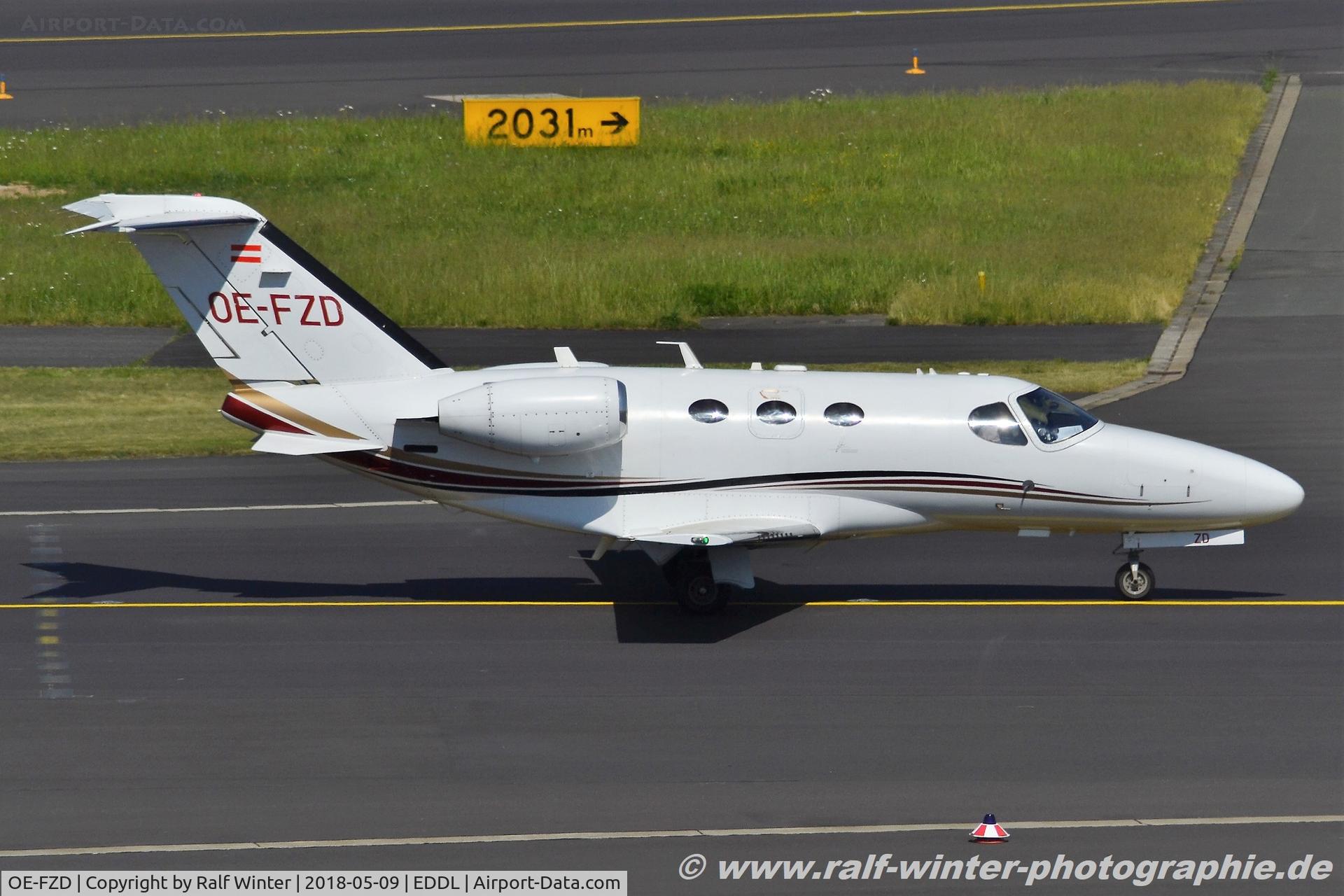 OE-FZD, 2009 Cessna 510 Citation Mustang Citation Mustang C/N 510-0216, Cessna 510 Citation Mustang - GAC GobeAir AG - 510-0216 - OE-FZD - 09.05.2018 - DUS