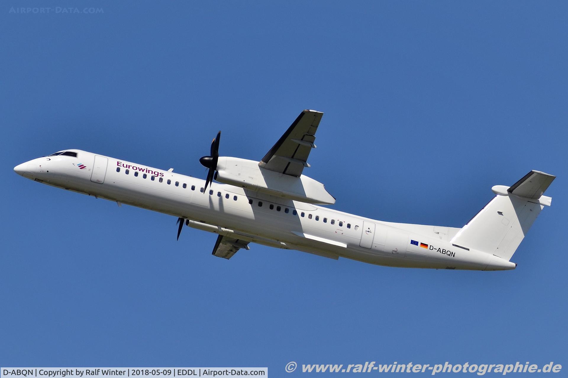 D-ABQN, 2006 De Havilland Canada DHC-8-402 Dash 8 C/N 4124, Bombardier DHC-8-402Q Dash 8 - EW EWG Eurowings - 4124 - D-ABQN - 09.05.2018 - DUS