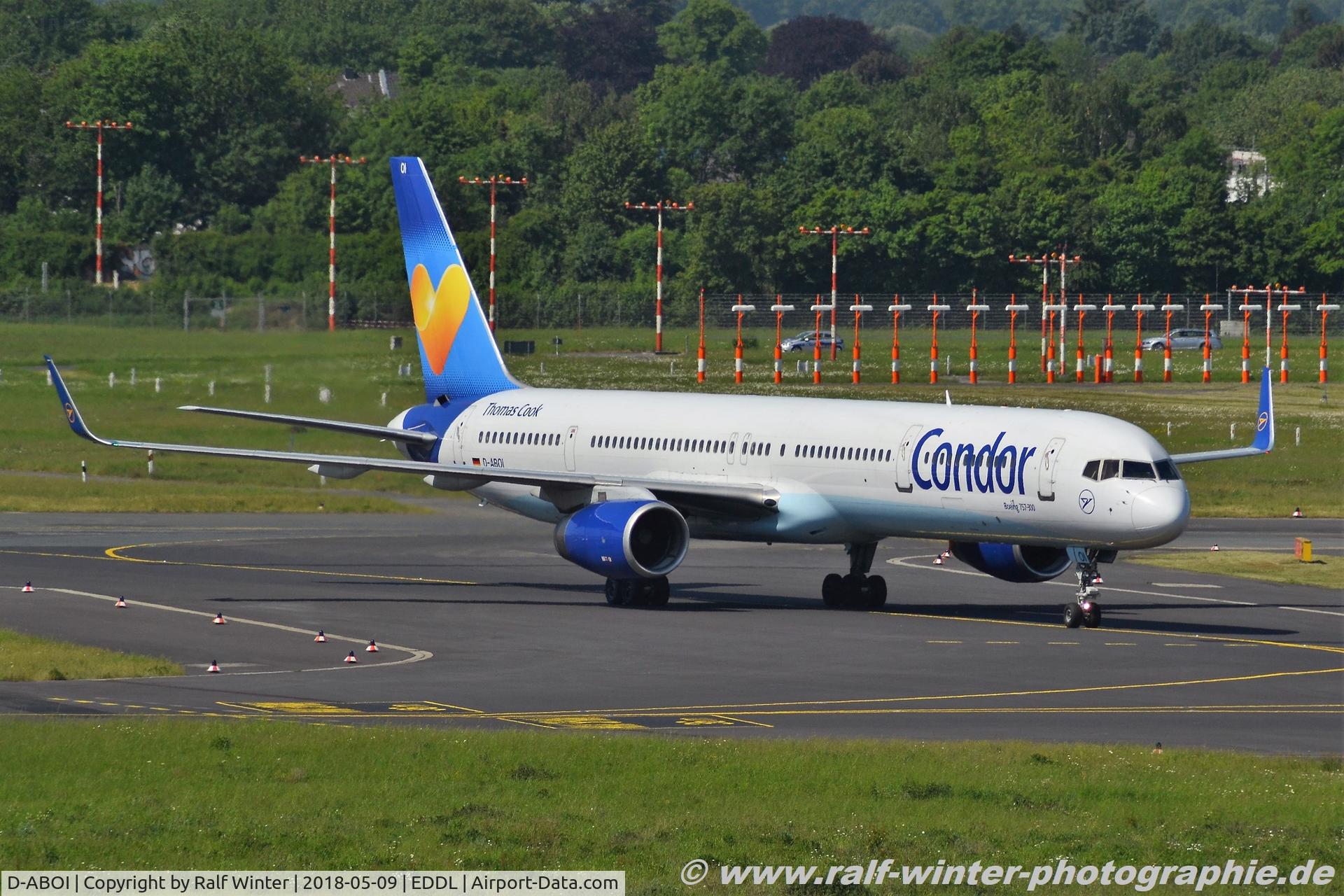 D-ABOI, 2000 Boeing 757-330 C/N 29018, Boeing 757-330 - DE CFG Condor 'Thomas Cook Thail' - 29018 - D-ABOI - 09.05.2018 - DUS