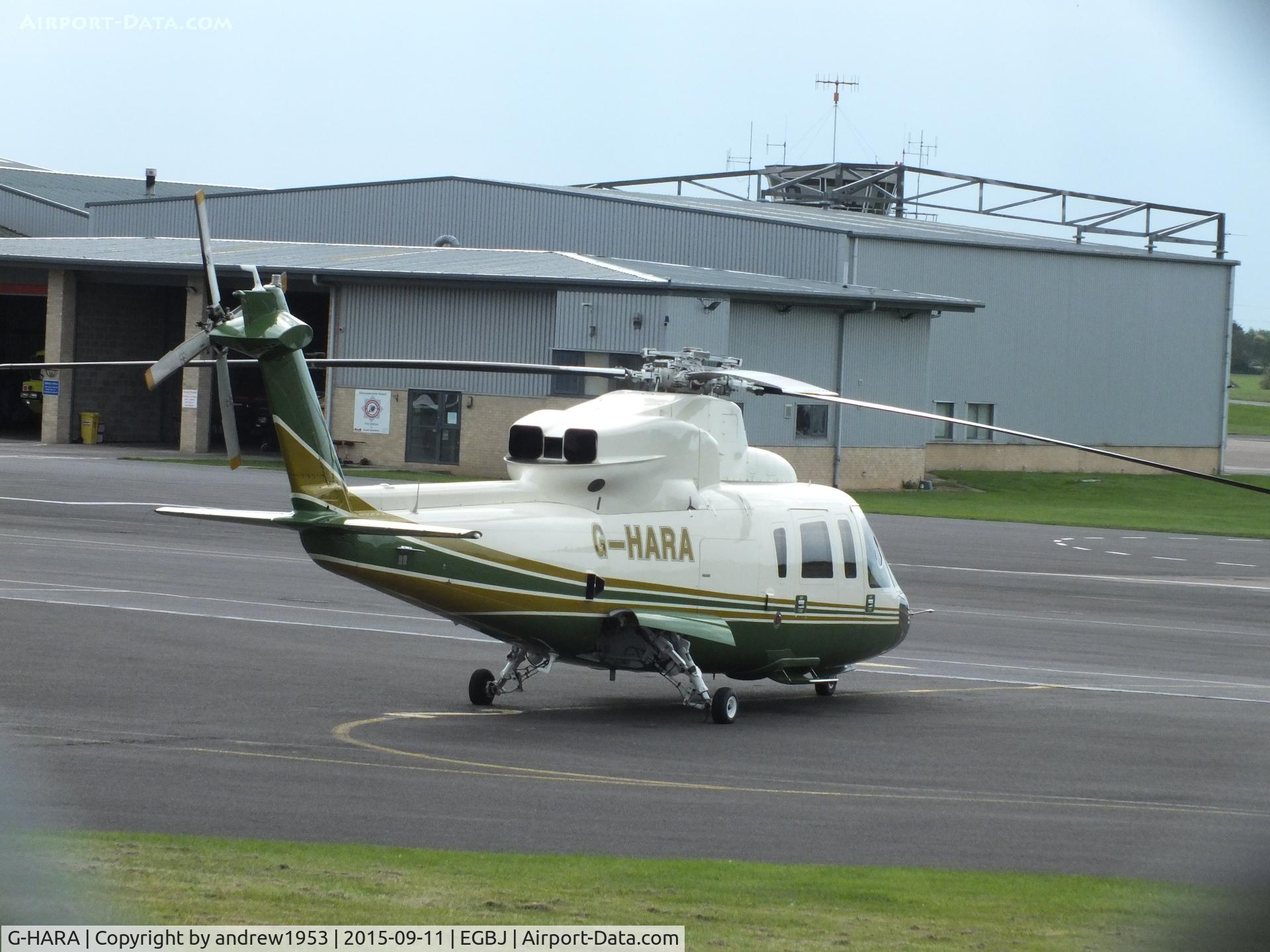 G-HARA, 2007 Sikorsky S-76C C/N 760684, G-HARA at Gloucestershire Airport.