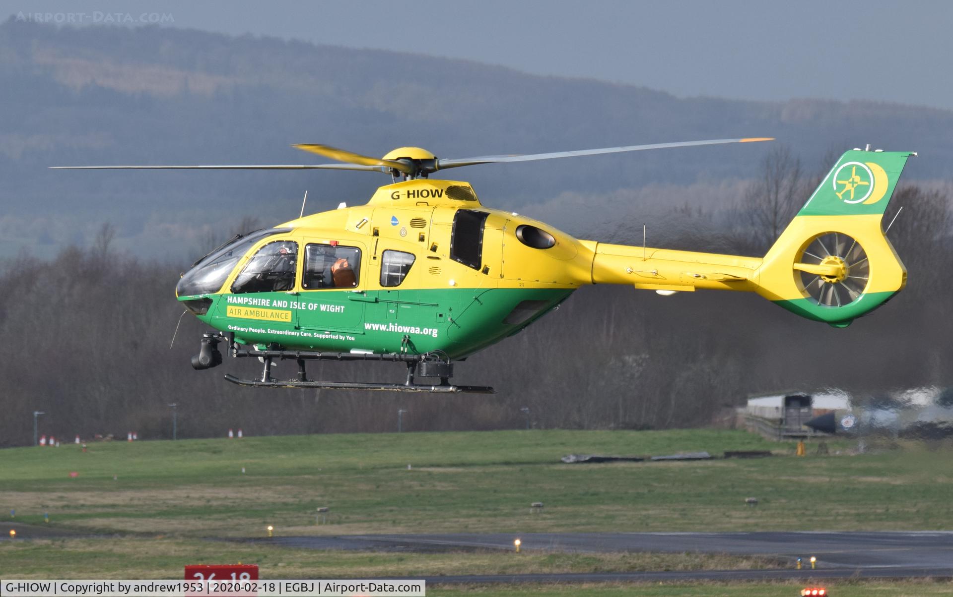 G-HIOW, 2015 Airbus Helicopters EC-135T-3 C/N 1190, G-HIOW at Gloucestershire Airport.