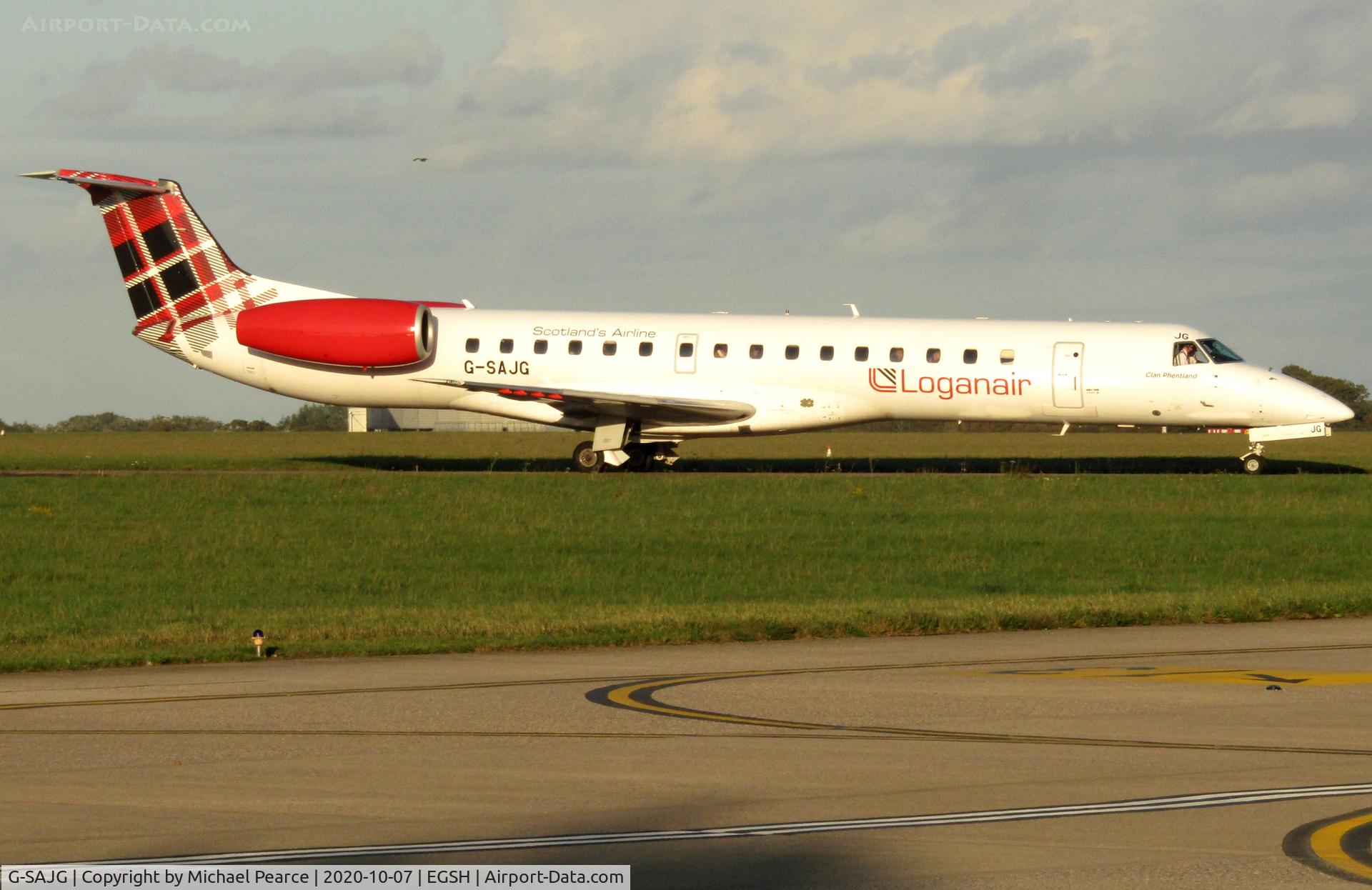 G-SAJG, 1999 Embraer EMB-145EP (ERJ-145EP) C/N 145126, 