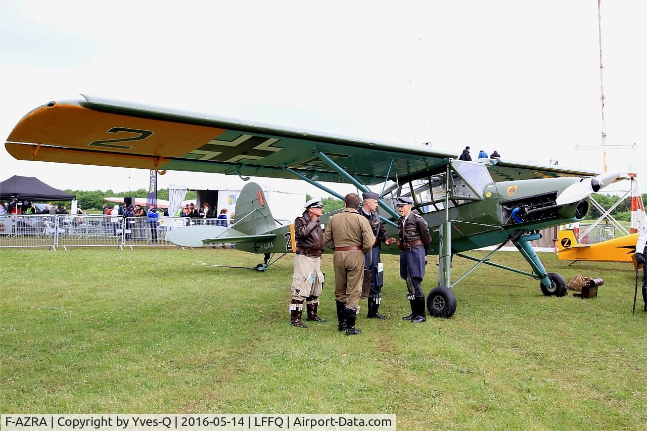 F-AZRA, Fieseler Fi-156C-3 Storch C/N 2039, Fieseler Fi-156C-3 Storch, Static park, La Ferté-Alais airfield (LFFQ) Airshow 2016