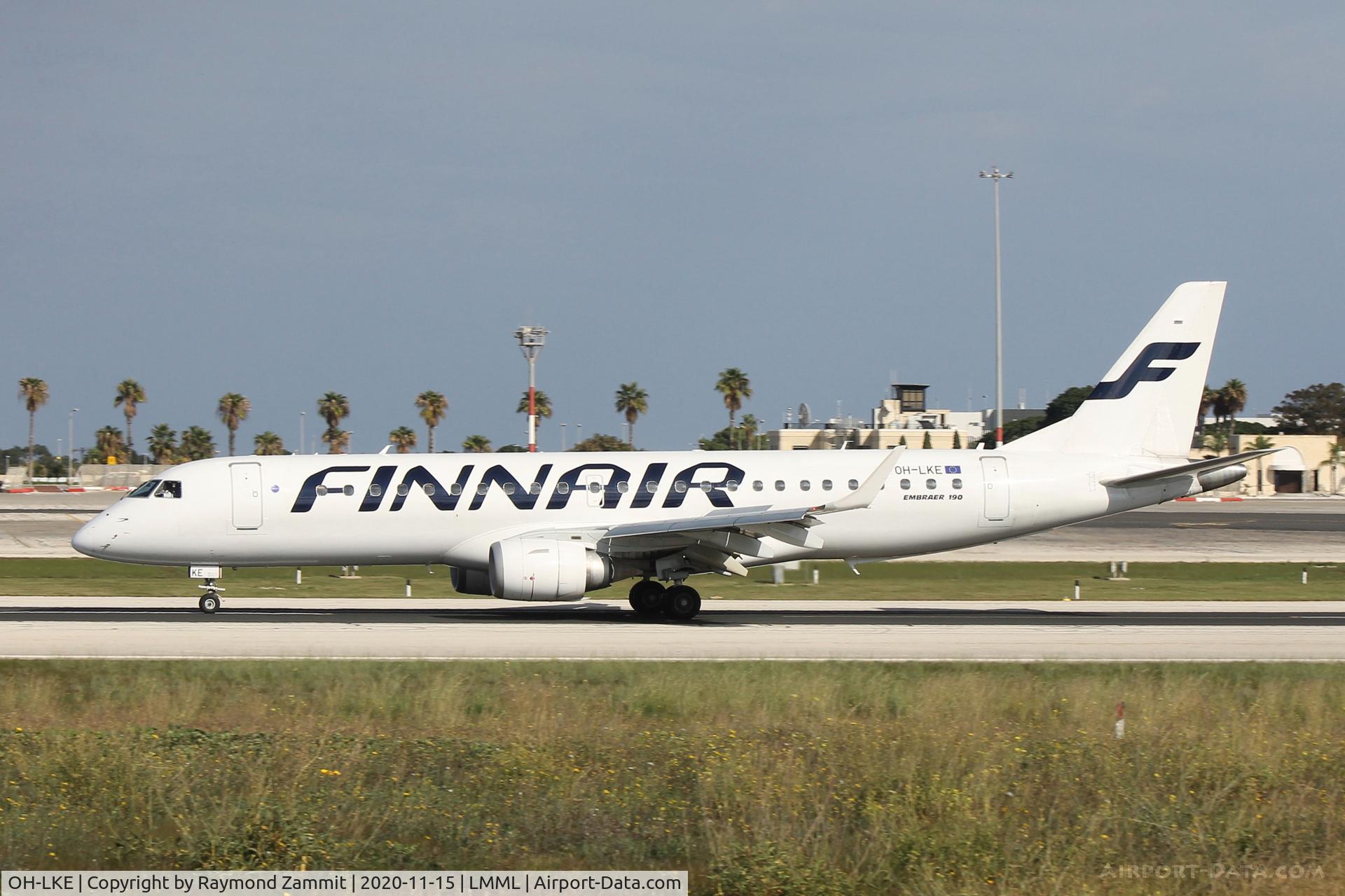 OH-LKE, 2007 Embraer 190LR (ERJ-190-100LR) C/N 19000059, Embraer 190LR OH-LKE Finnair