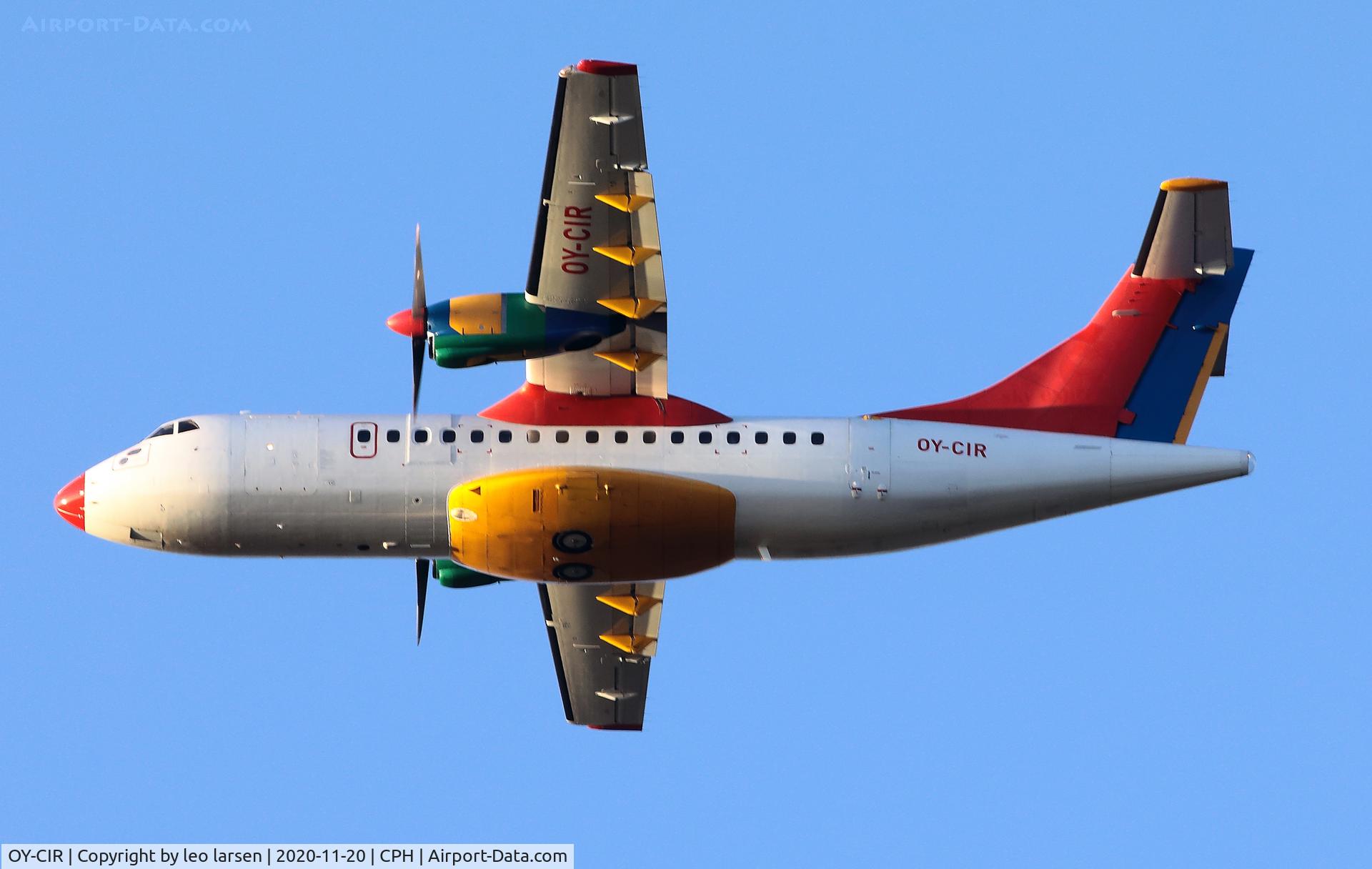 OY-CIR, 1988 ATR 42-312 C/N 107, Copenhagen 20.11.2020