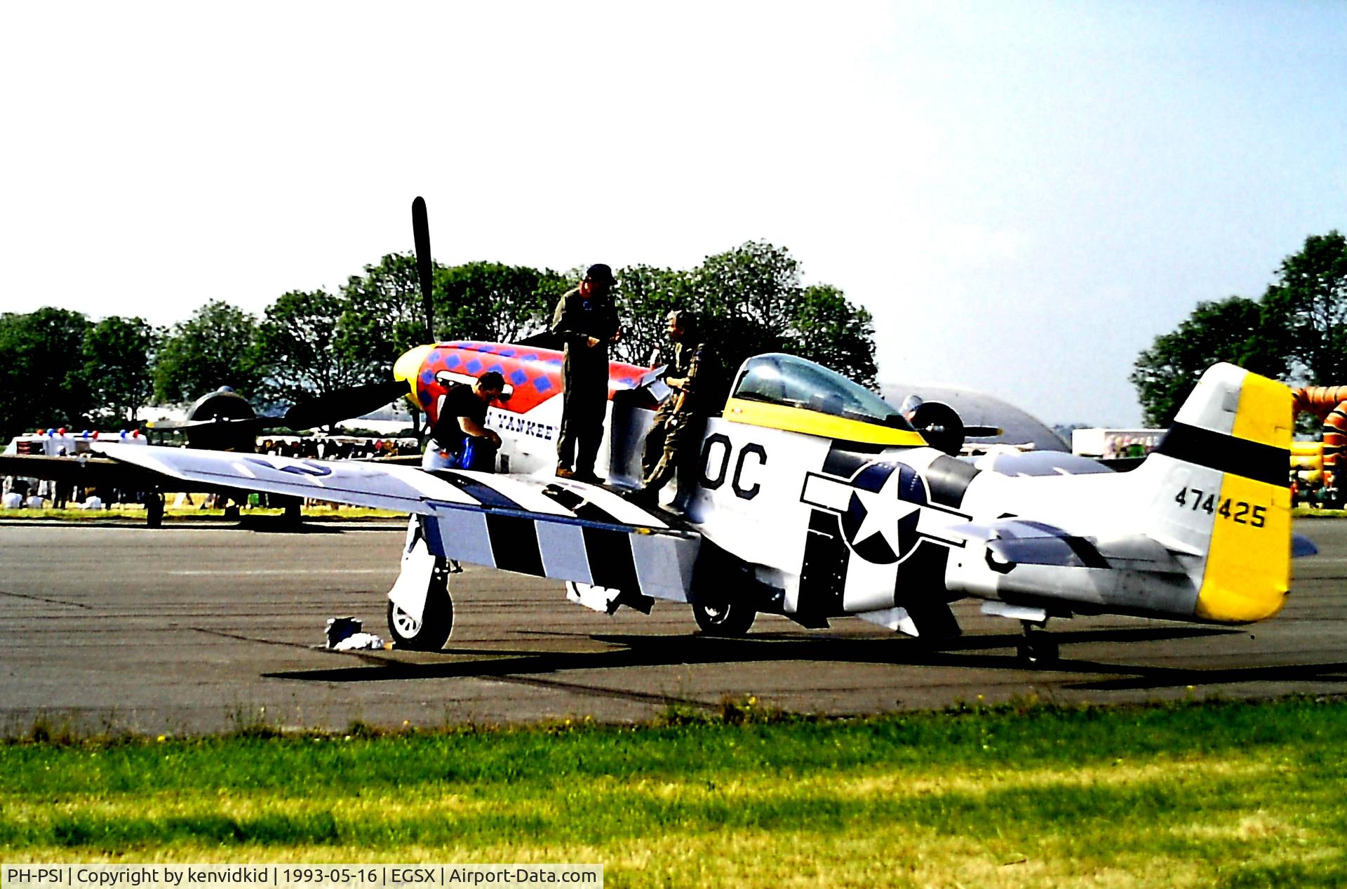 PH-PSI, 1945 North American P-51D Mustang C/N 122-40965, At North Weald.