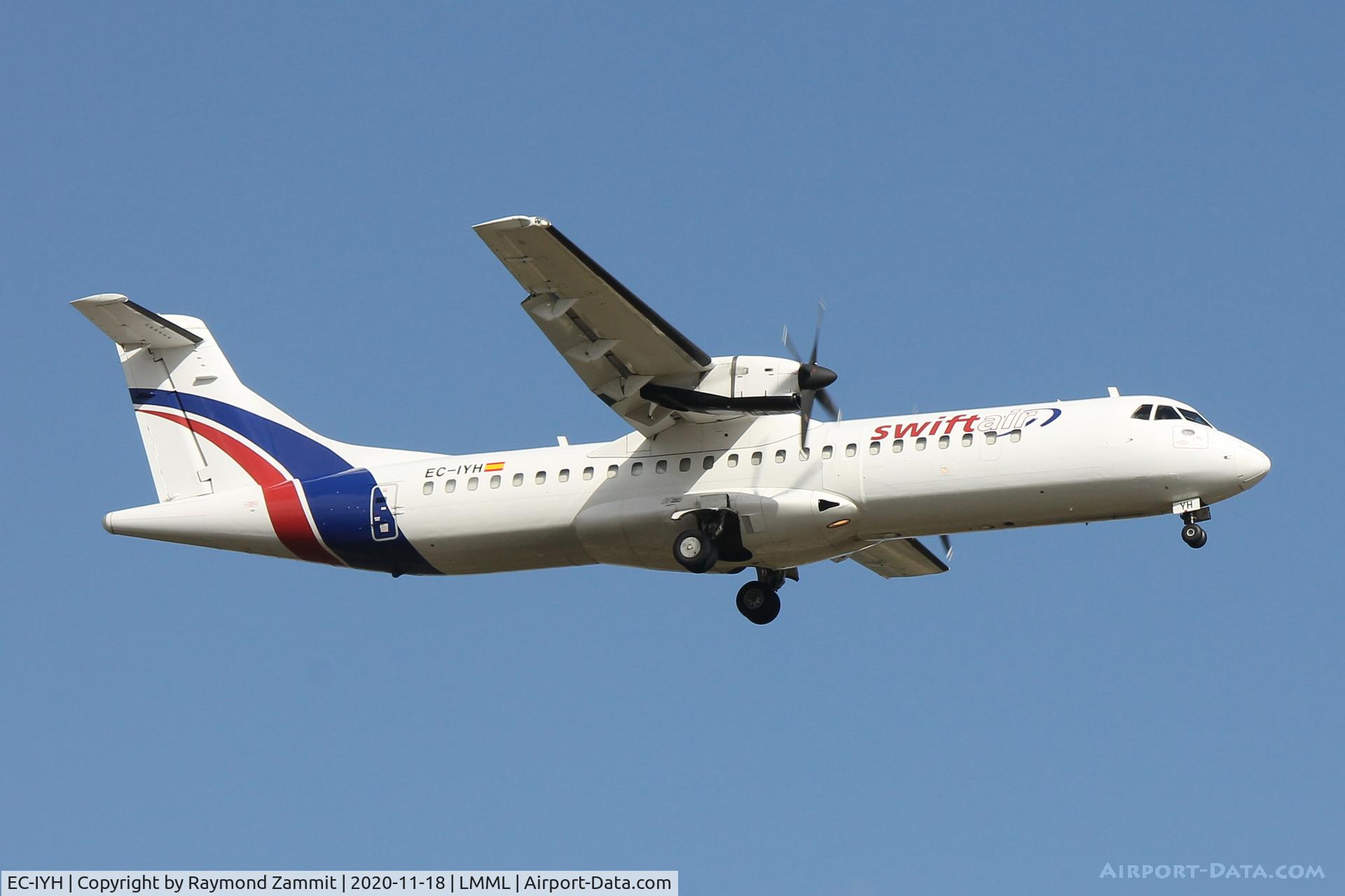 EC-IYH, 1992 ATR 72-202 C/N 330, ATR-72 EC-IYH Swift Air