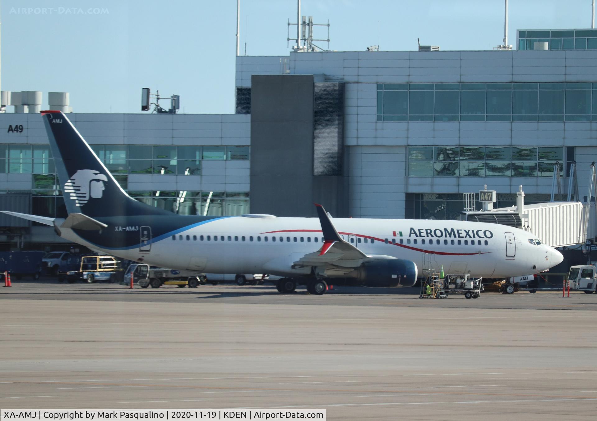 XA-AMJ, 2012 Boeing 737-852 C/N 36701, Boeing 737-852