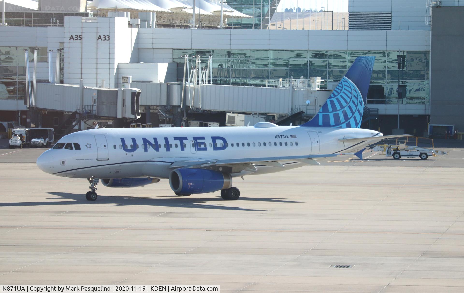 N871UA, 2003 Airbus A319-132 C/N 1971, Airbus A319-132