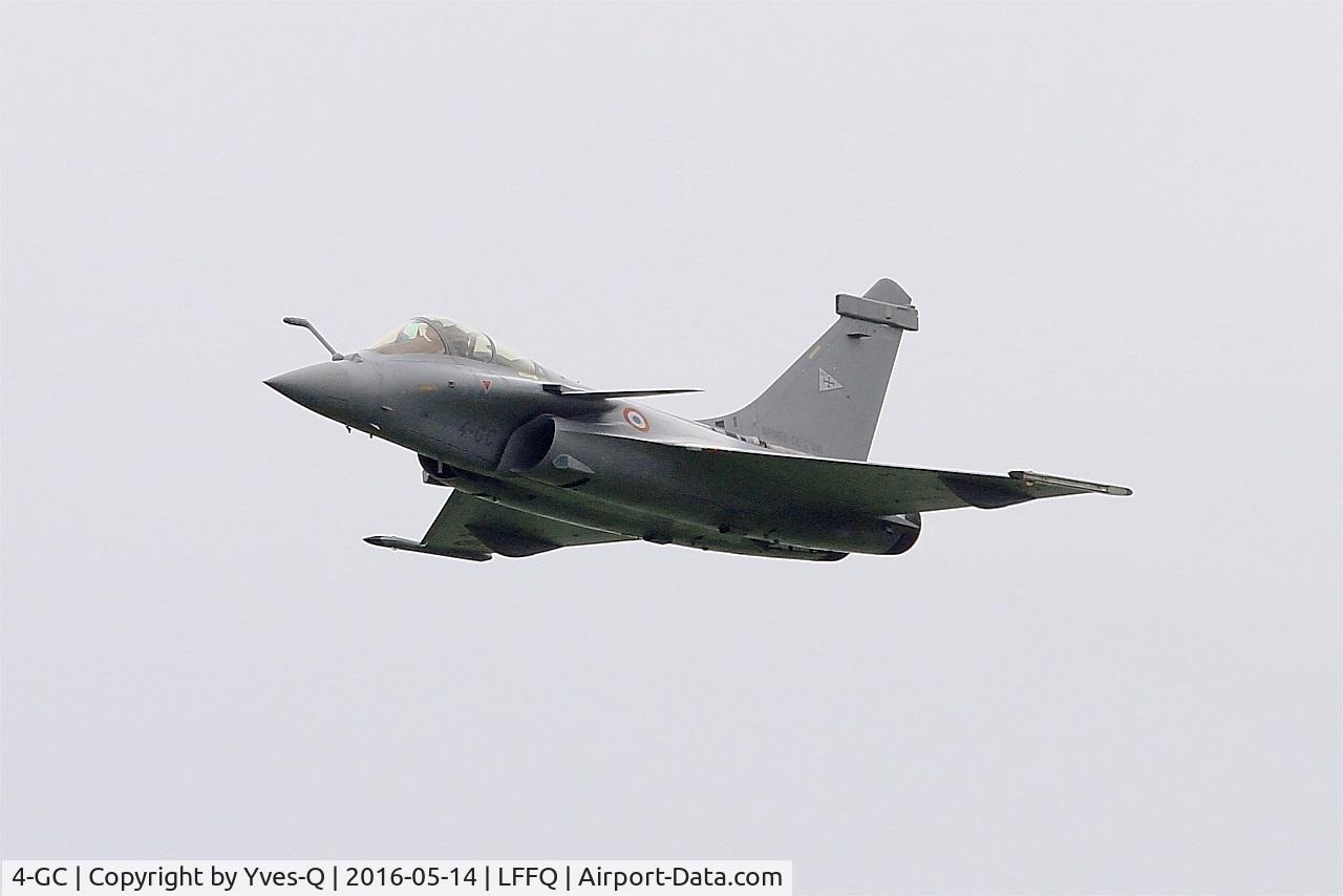 4-GC, Dassault Rafale C C/N 124, Dassault Rafale C, On display, La Ferté-Alais airfield (LFFQ) Air show 2016