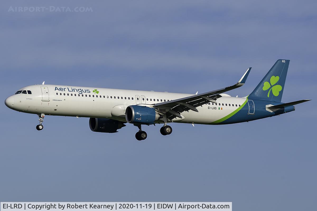 EI-LRD, 2020 Airbus A321-253NX C/N 9187, Short final r/w 28L