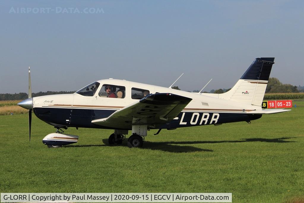 G-LORR, 1996 Piper PA-28-181 Cherokee Archer III C/N 2843037, Based Aircraft. Owned by Shropshire Aero Club Ltd.