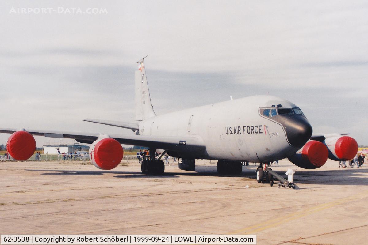 62-3538, 1962 Boeing KC-135A Stratotanker C/N 18521, 62-3538 @ LOWL 1999