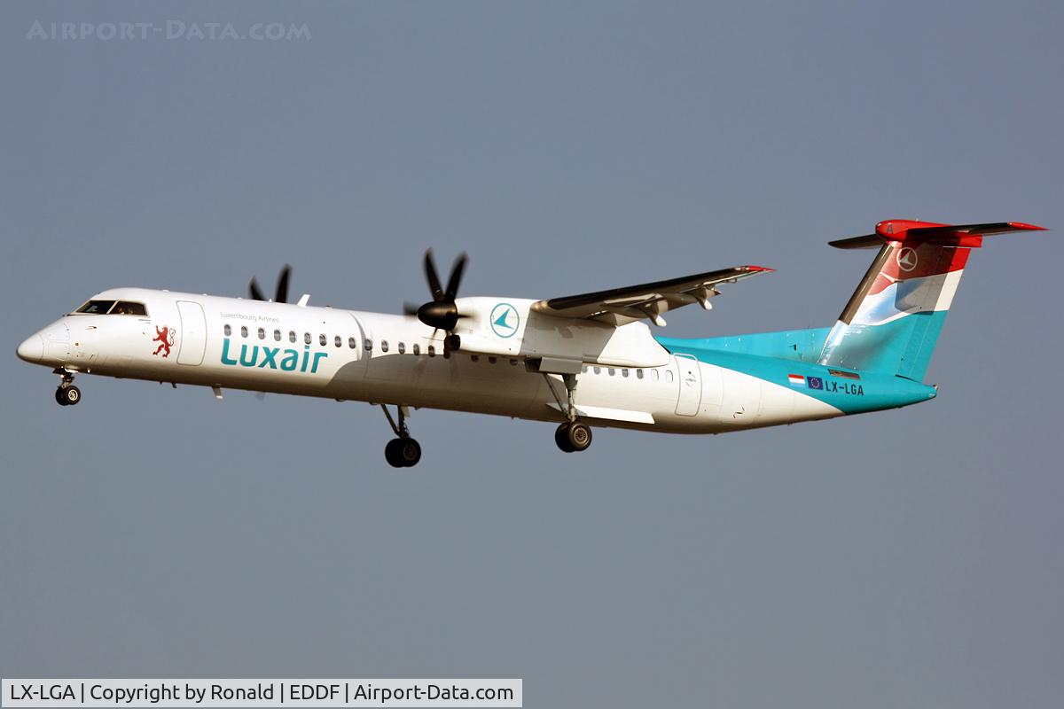 LX-LGA, 2007 De Havilland Canada DHC-8-402Q Dash 8 C/N 4159, at fra