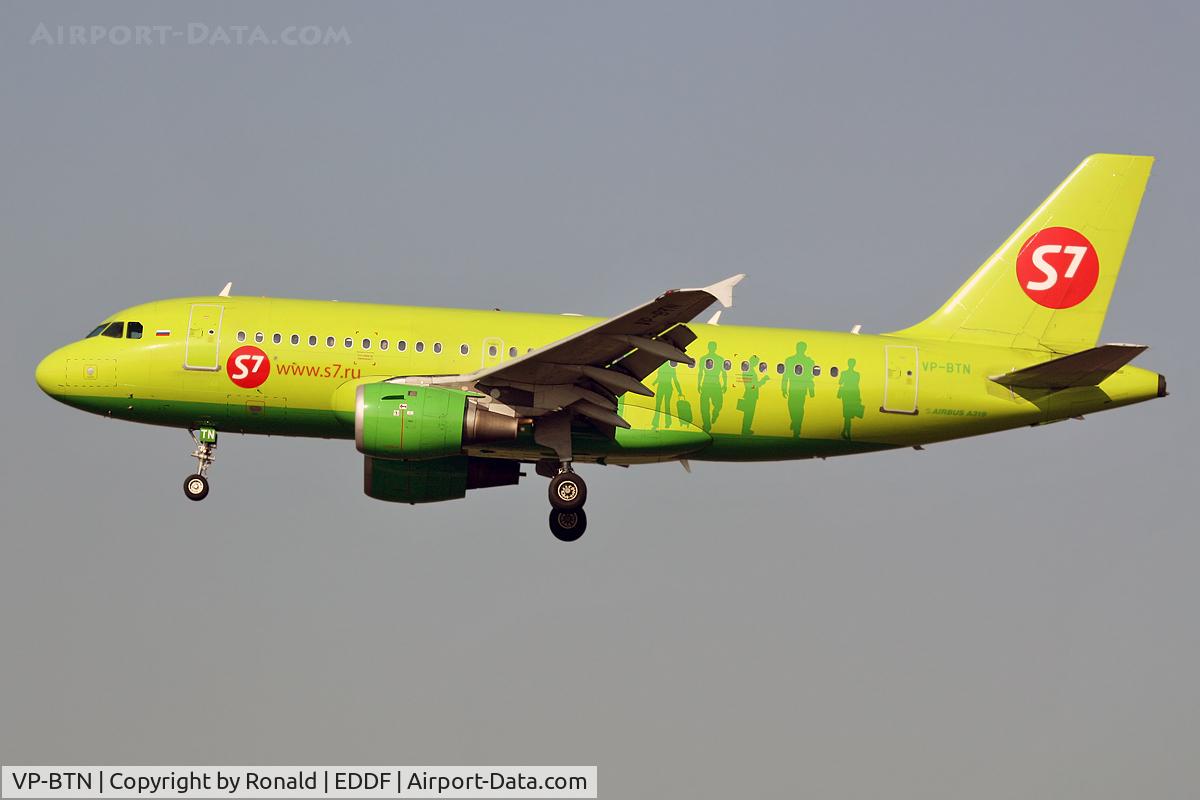 VP-BTN, 1999 Airbus A319-113 C/N 1126, at fra