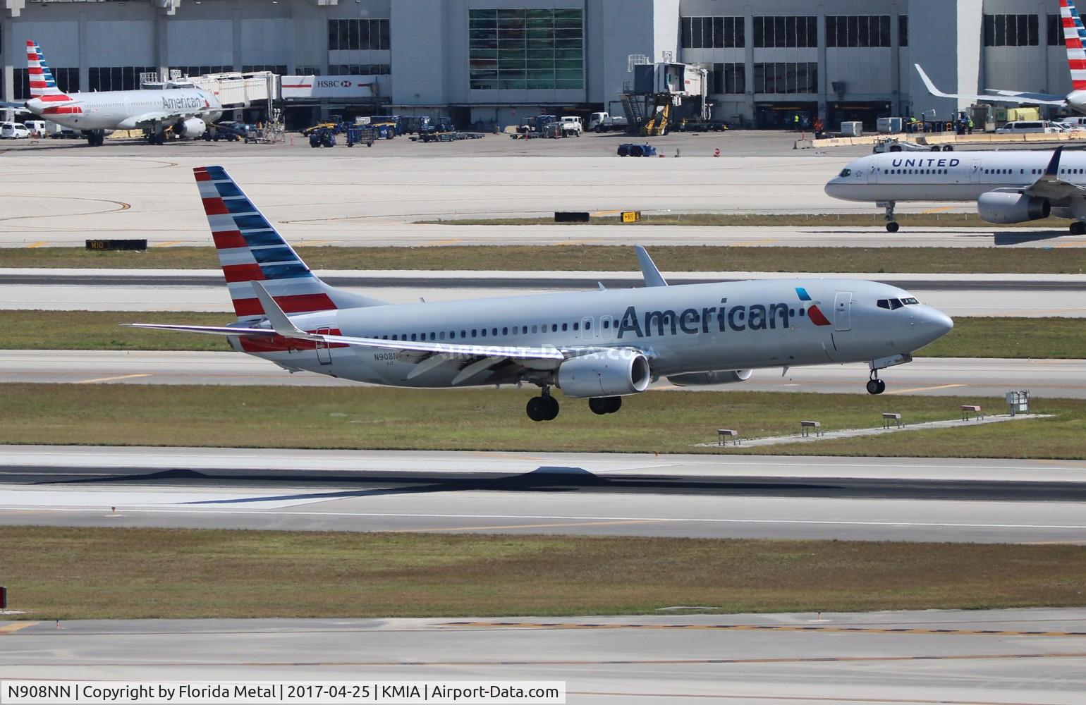 N908NN, 2012 Boeing 737-823 C/N 31157, MIA spotting 2017