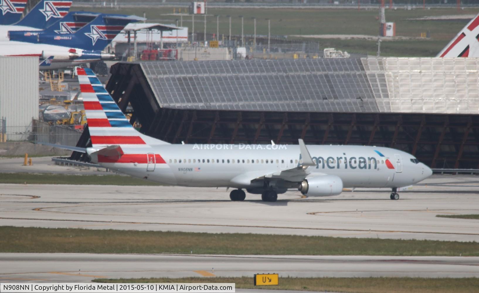 N908NN, 2012 Boeing 737-823 C/N 31157, MIA spotting 2015