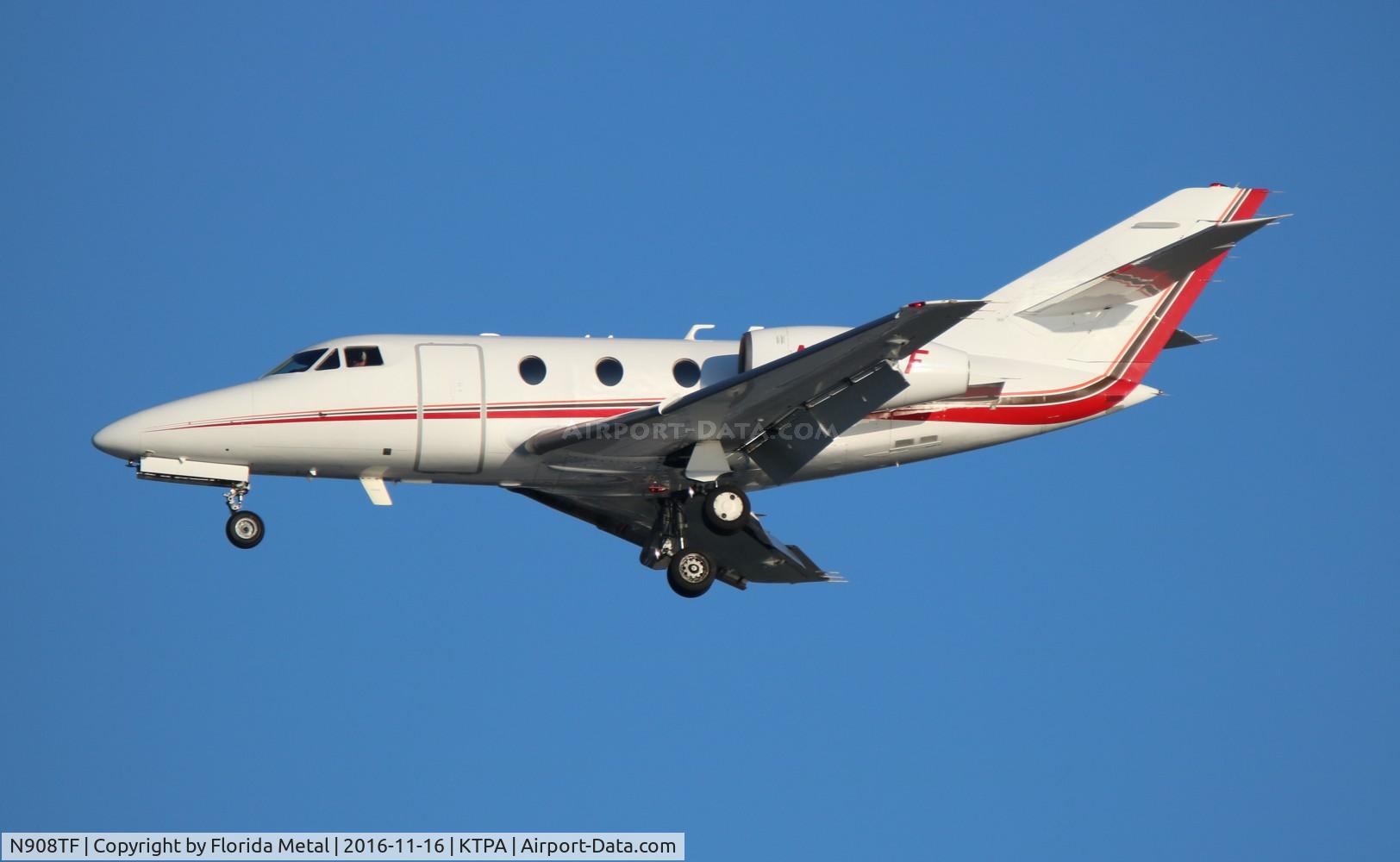 N908TF, 1977 Dassault Falcon 10 C/N 102, TPA spotting 2016