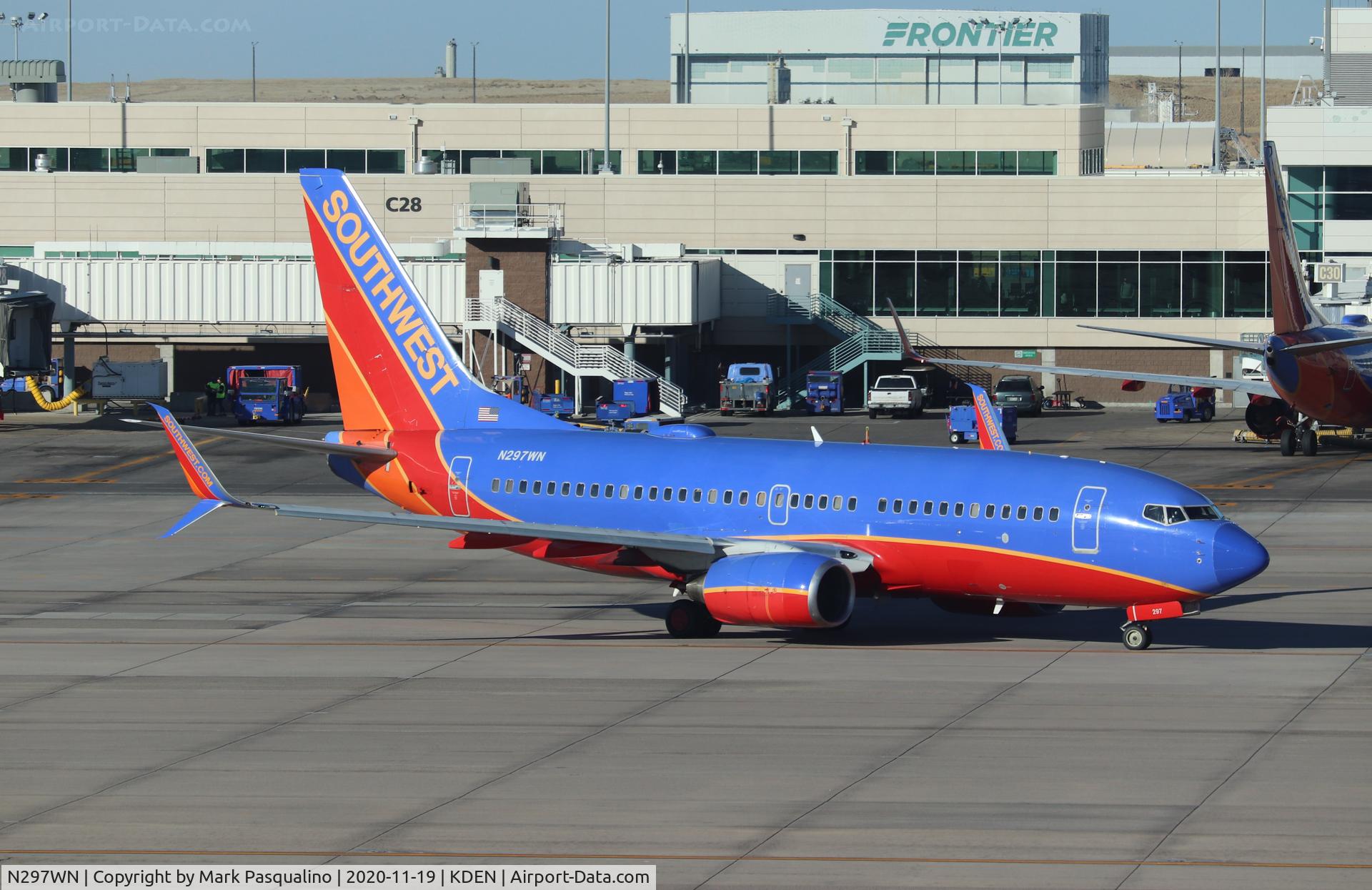 N297WN, 2007 Boeing 737-7H4 C/N 32542, Boeing 737-7H4