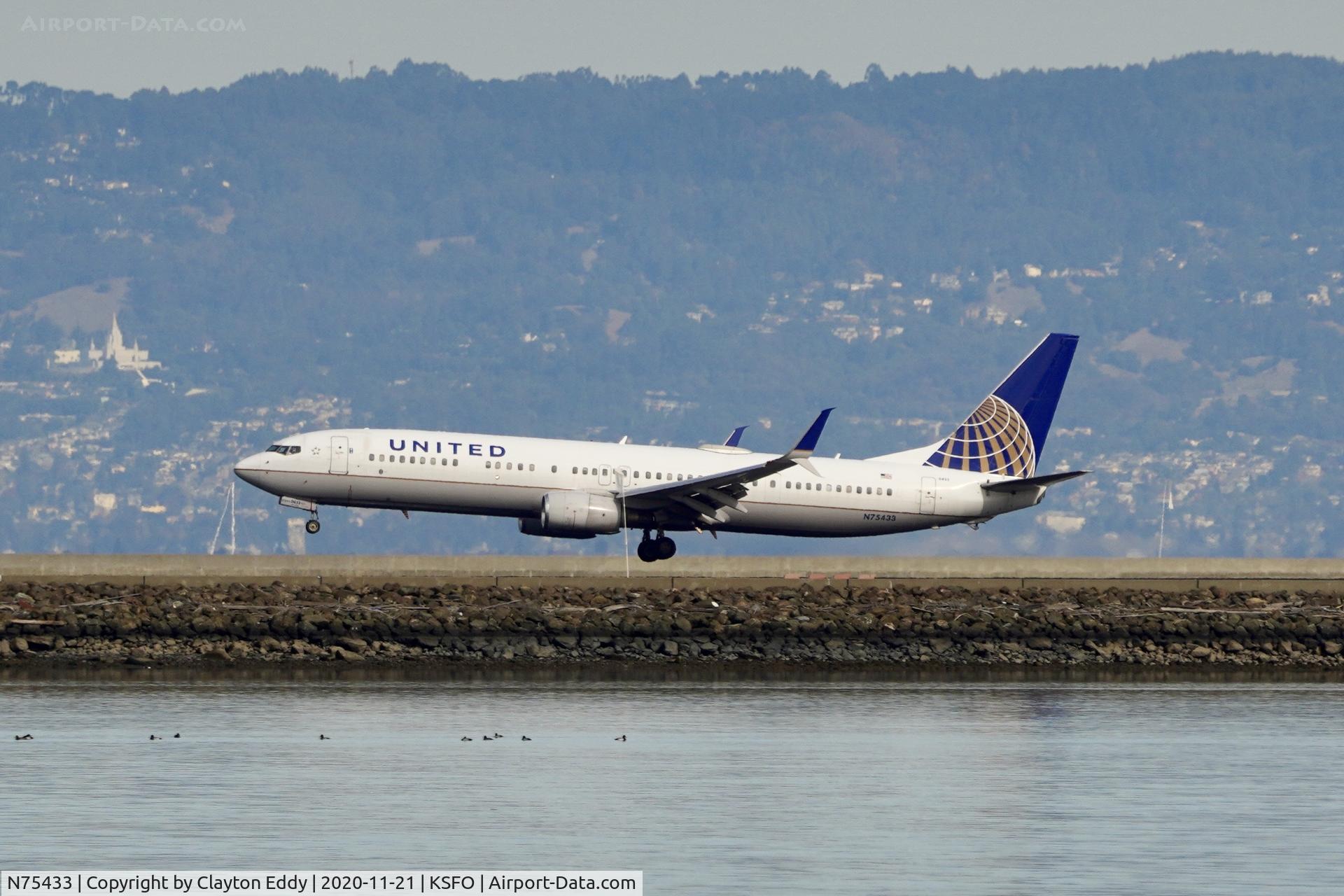 N75433, 2009 Boeing 737-924/ER C/N 33527, SFO 2020.