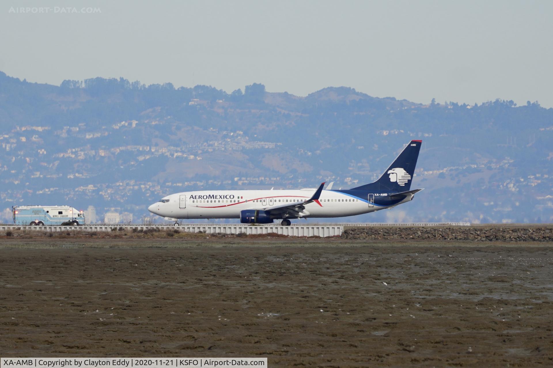 XA-AMB, 2013 Boeing 737-852 C/N 36703, SFO 2020.