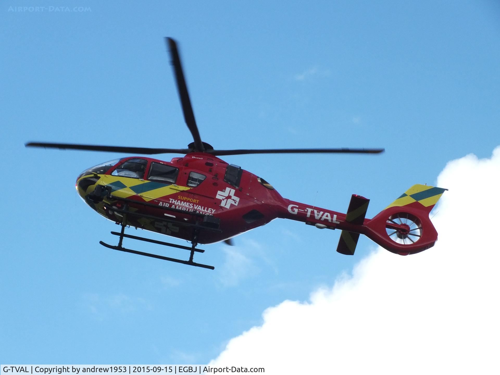 G-TVAL, 2015 Airbus Helicopters EC-135T-3 C/N 1189, G-TVAL at Gloucestershire Airport.