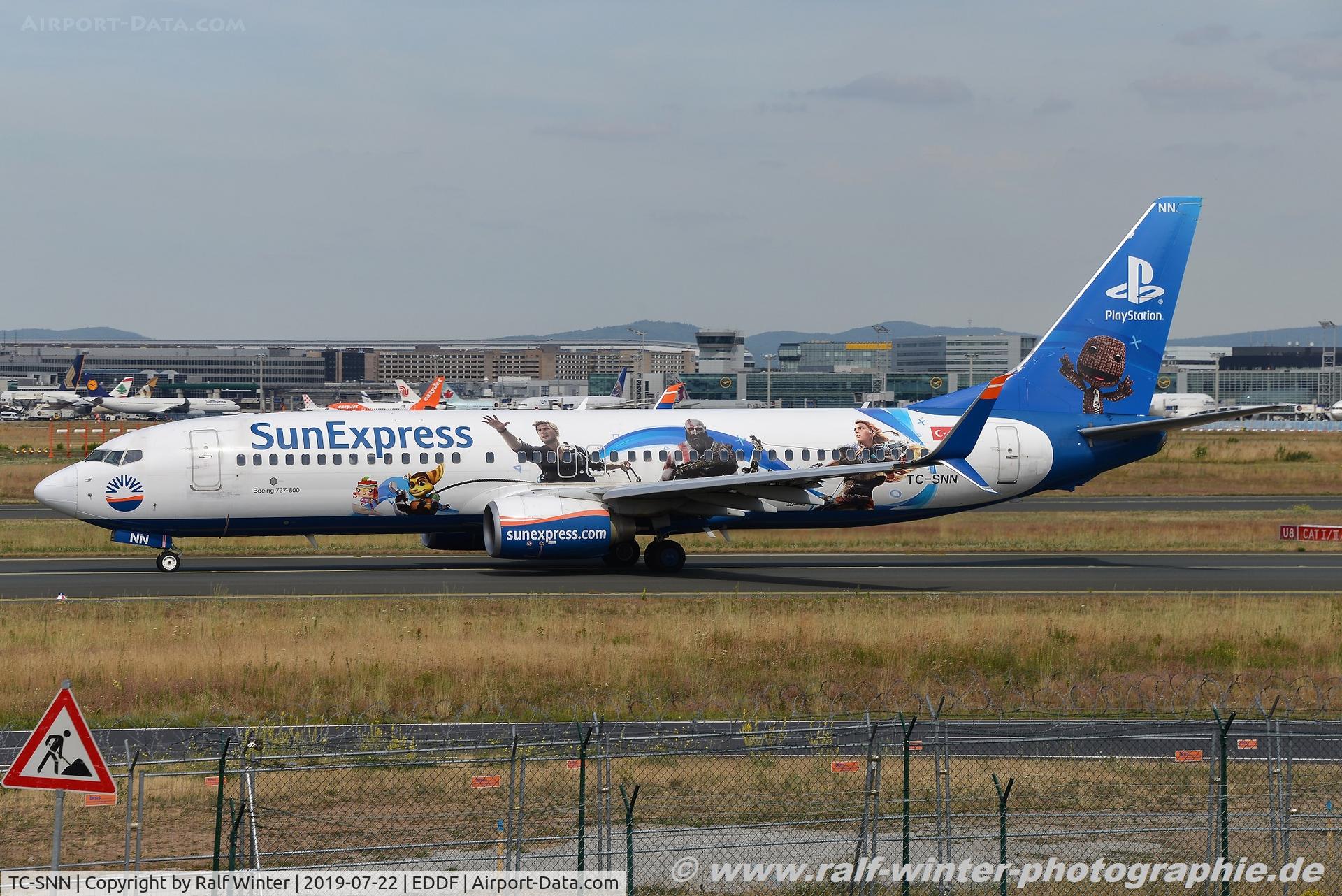 TC-SNN, 2010 Boeing 737-8HC C/N 40775, Boeing 737-8HC(W) - XQ SXS SunExpress 'Playstation' - 40775 - TC-SNN - 22.07.2019 - FRA