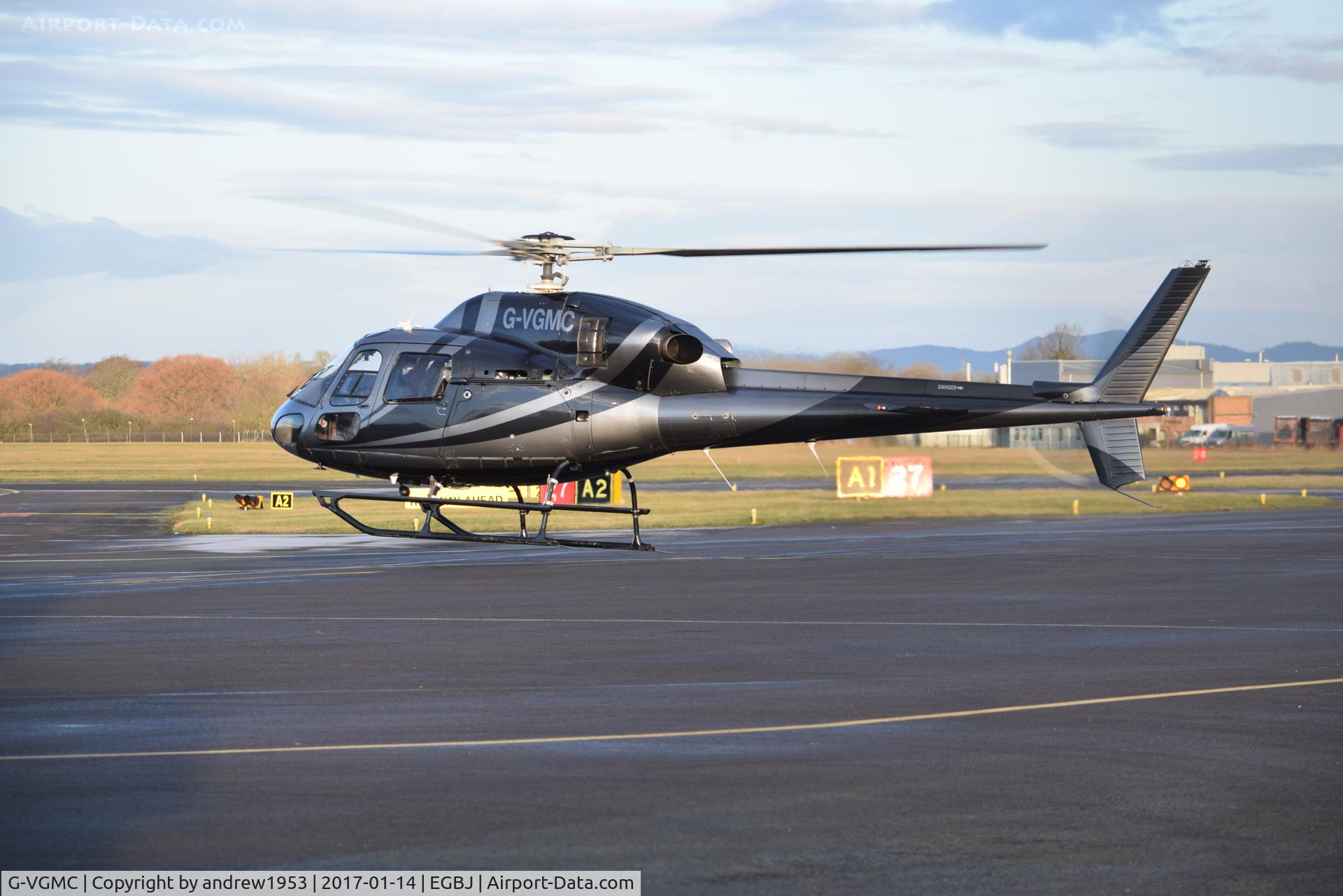 G-VGMC, 2001 Eurocopter AS-355N Ecureuil 2 C/N 5693, G-VGMC at Gloucestershire Airport.