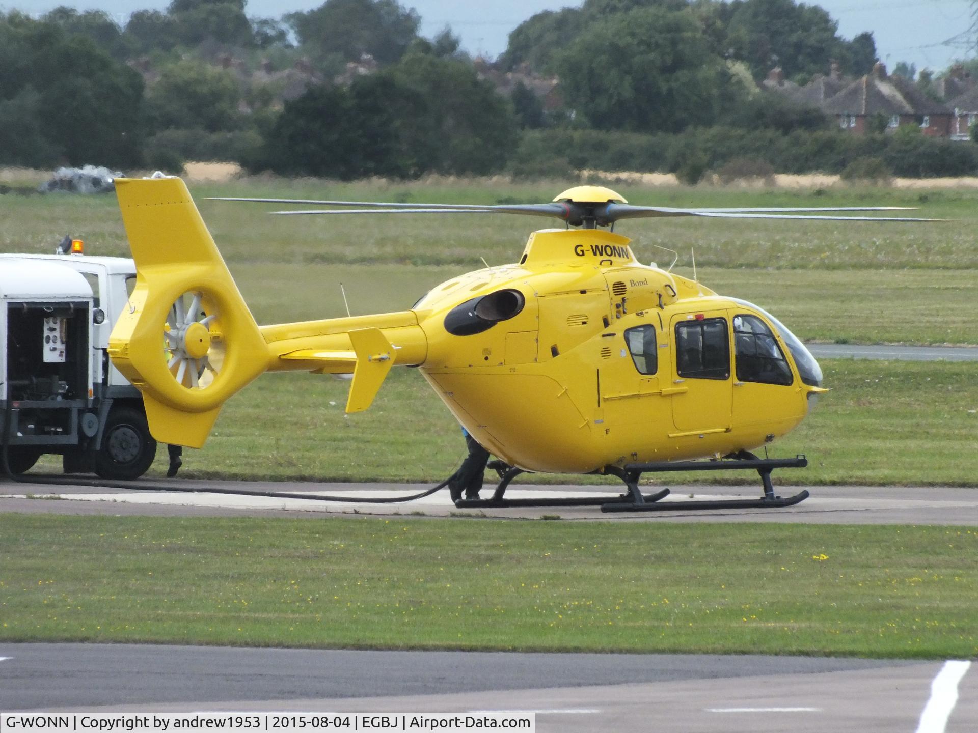 G-WONN, 2007 Eurocopter EC-135T-2+ C/N 0597, G-WONN at Gloucestershire Airport.