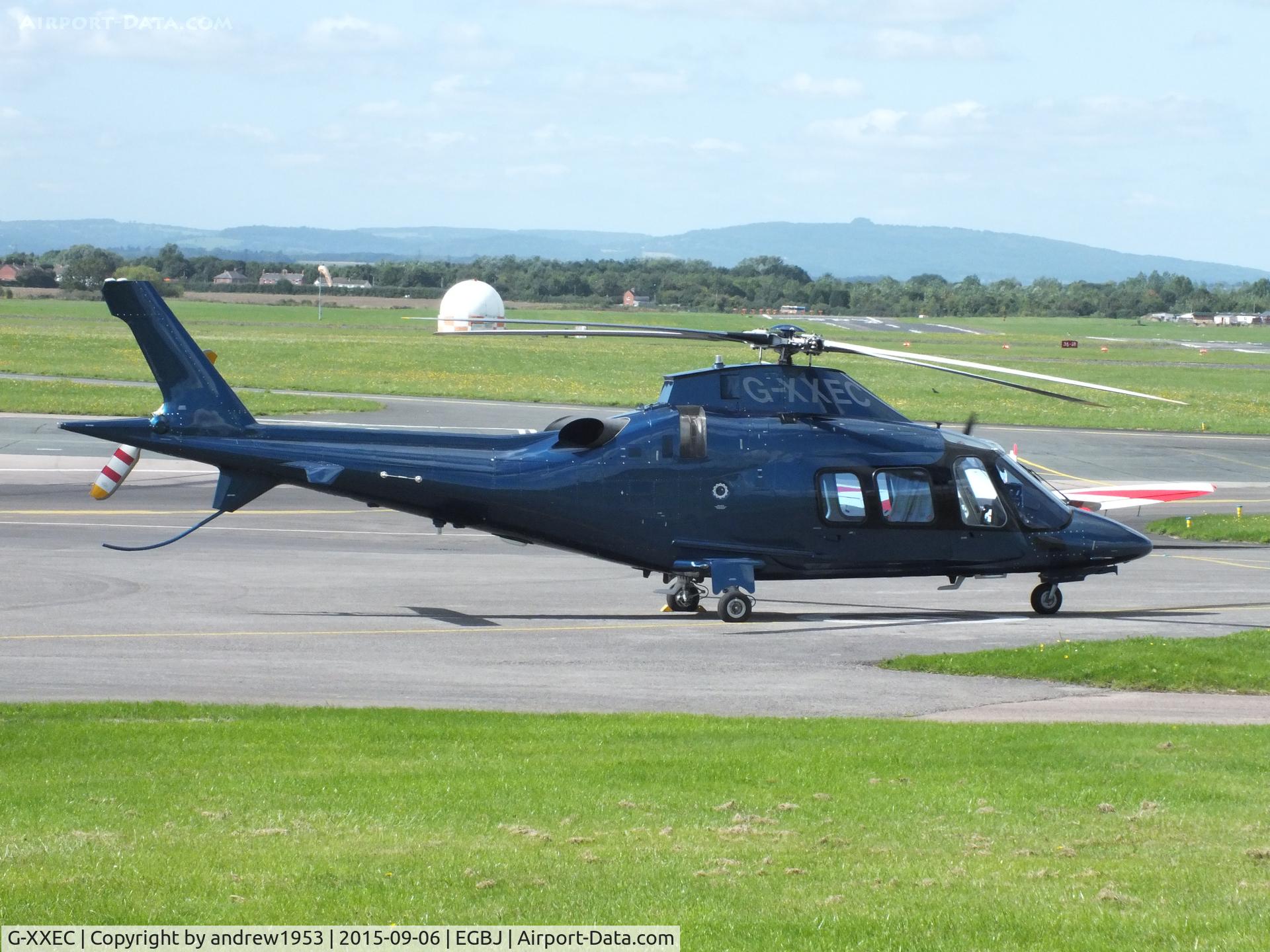 G-XXEC, 2008 Agusta A-109S Grand C/N 22104, G-XXEC at Gloucestershire Airport.