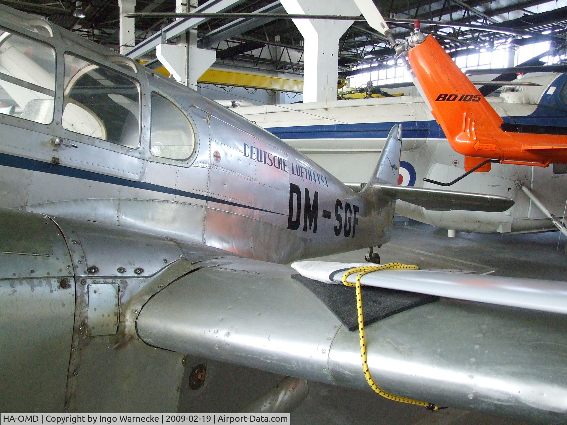 HA-OMD, 1957 Let Aero Ae-45S Super C/N 04-013, Aero 45S Super (displayed as 'DM-SGF') at the Museum für Luftfahrt und Technik, Wernigerode