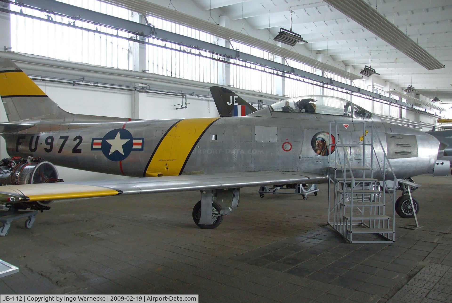 JB-112, Canadair CL-13B Sabre 6 C/N S6-1653, Canadair CL-13B Sabre 6 (displayed as North American F-86F Sabre) at the Museum für Luftfahrt und Technik, Wernigerode