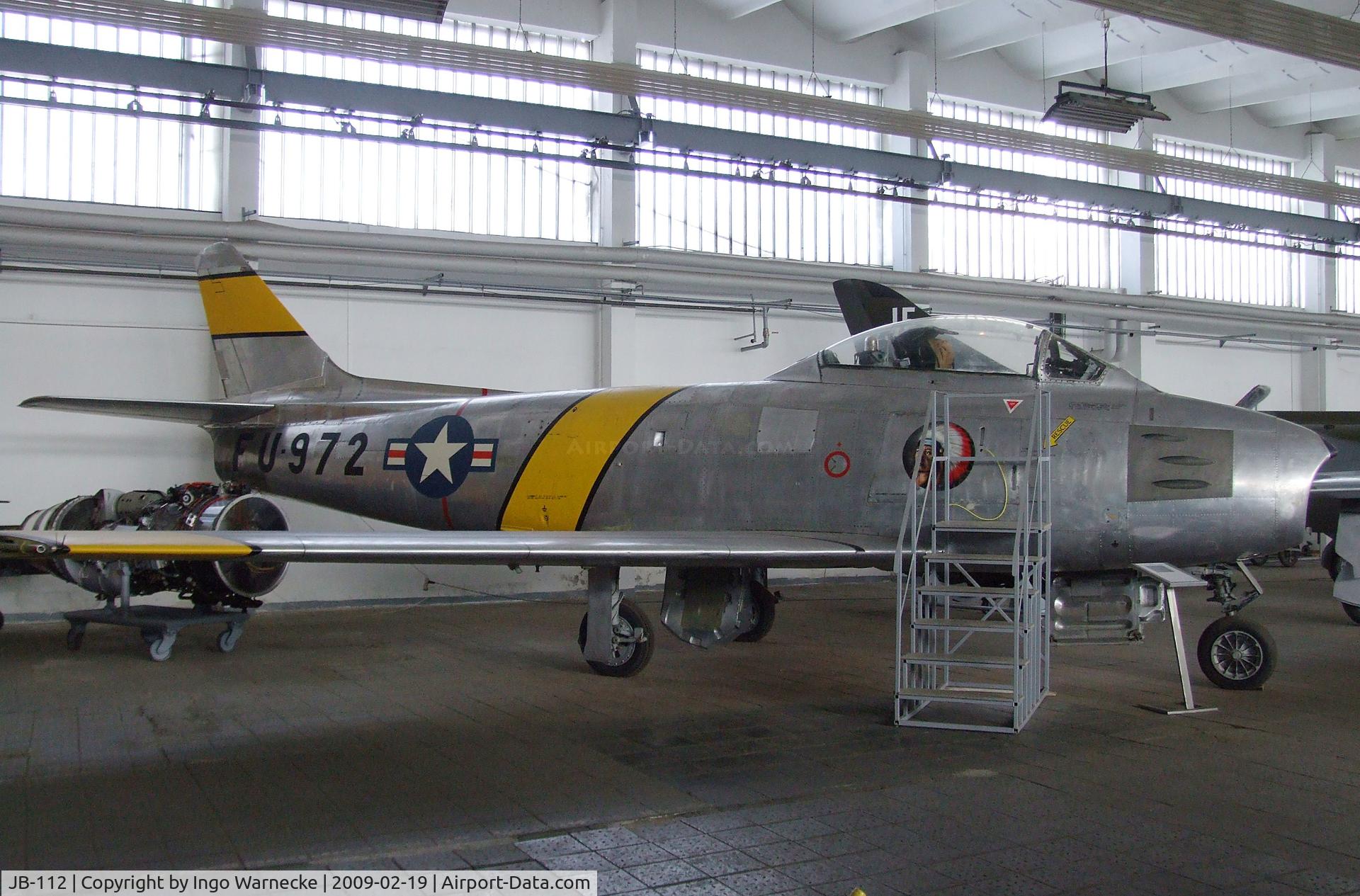 JB-112, Canadair CL-13B Sabre 6 C/N S6-1653, Canadair CL-13B Sabre 6 (displayed as North American F-86F Sabre) at the Museum für Luftfahrt und Technik, Wernigerode