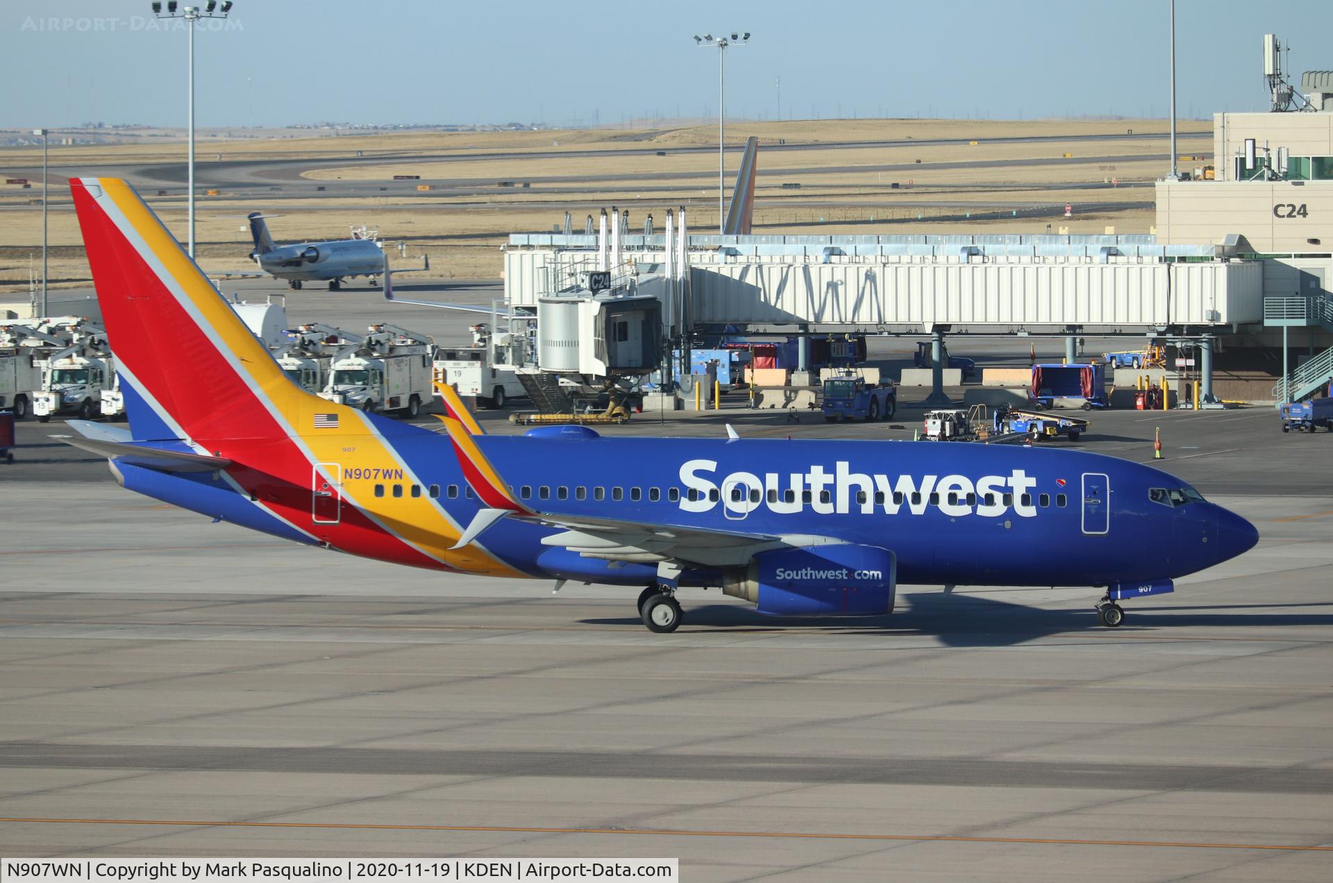 N907WN, 2008 Boeing 737-7H4 C/N 36619, Boeing 737-7H4