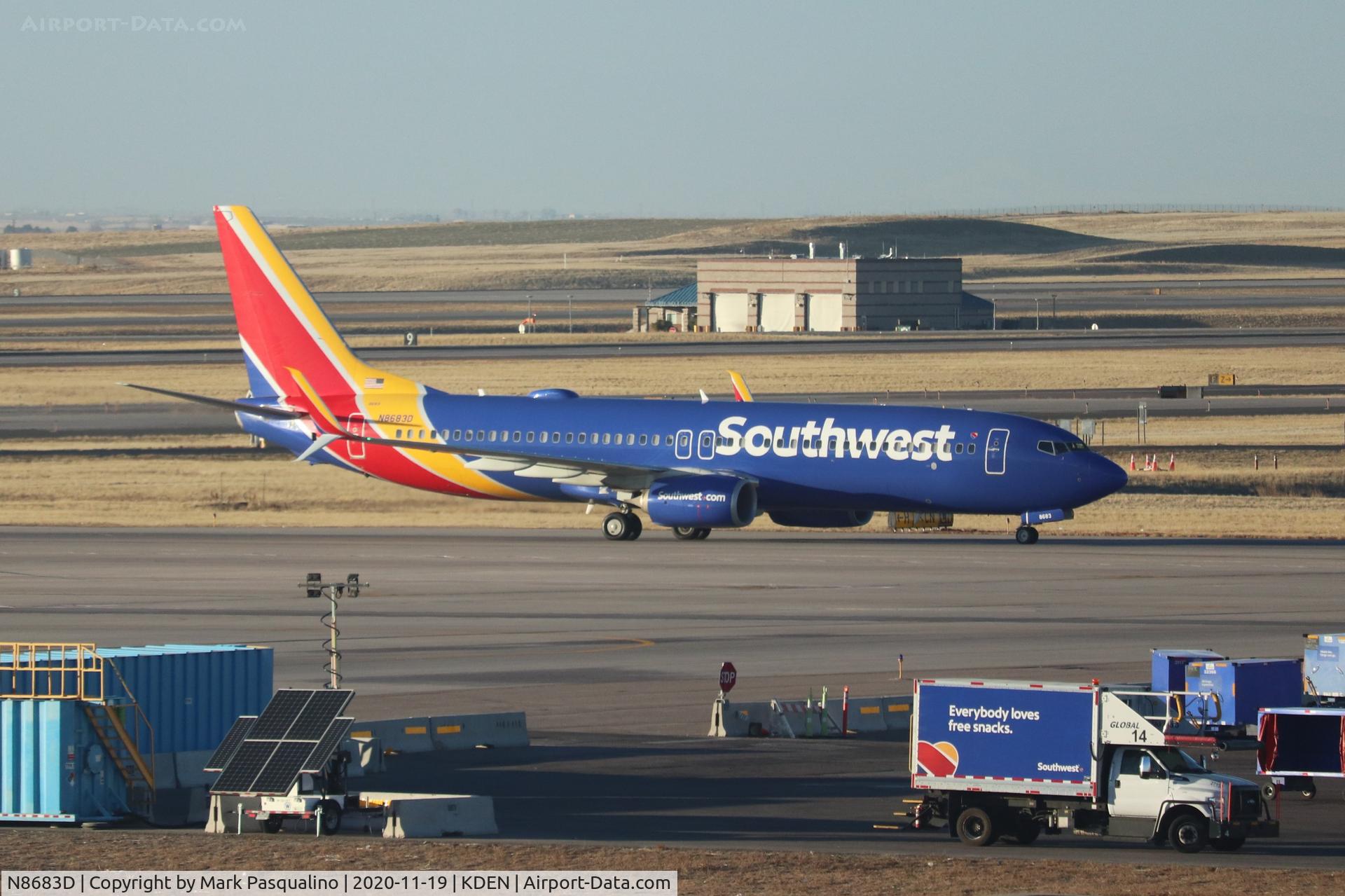 N8683D, 2016 Boeing 737-8H4 C/N 36738, Boeing 737-8H4
