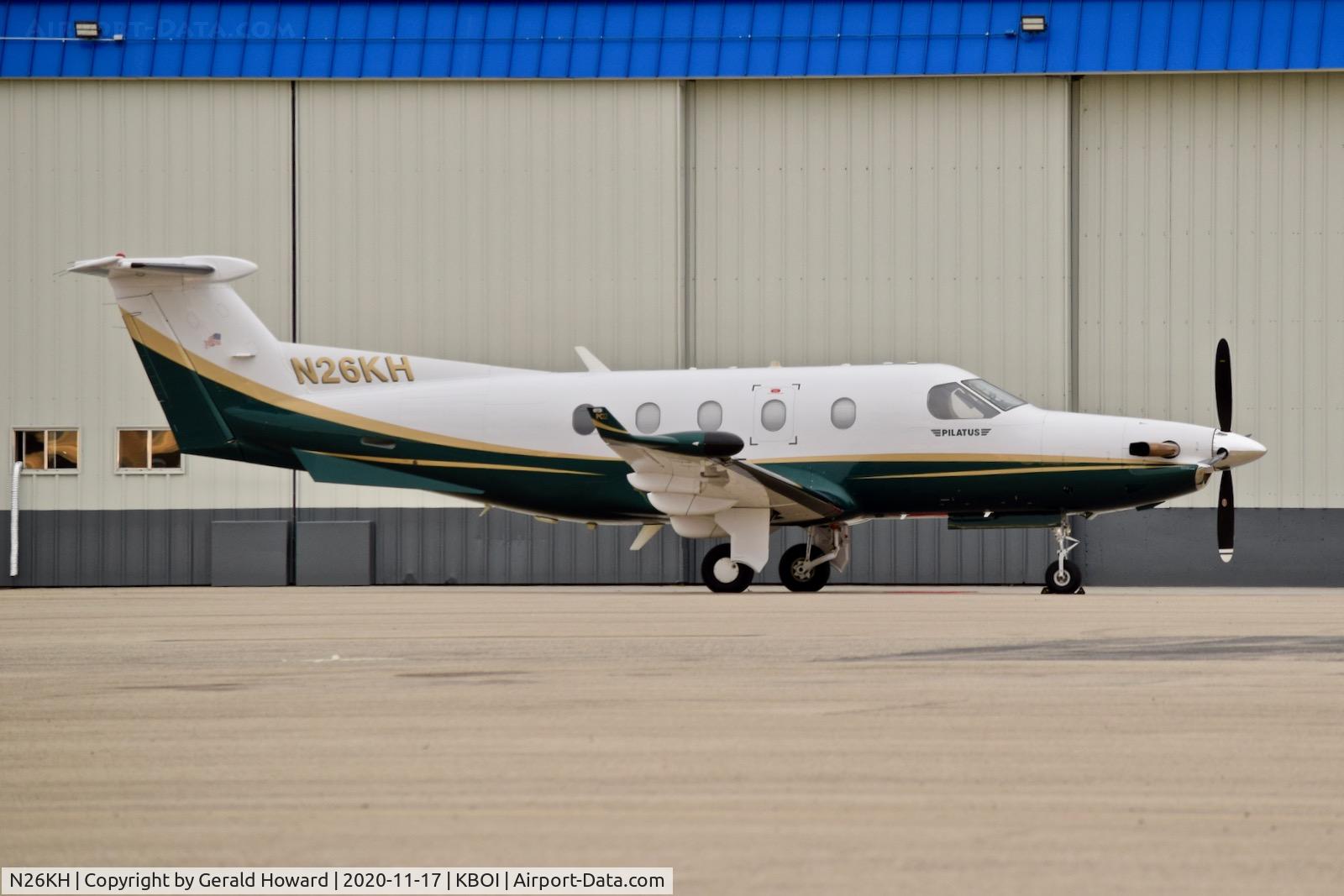 N26KH, 2004 Pilatus PC-12/45 C/N 592, Parked on north GA ramp.