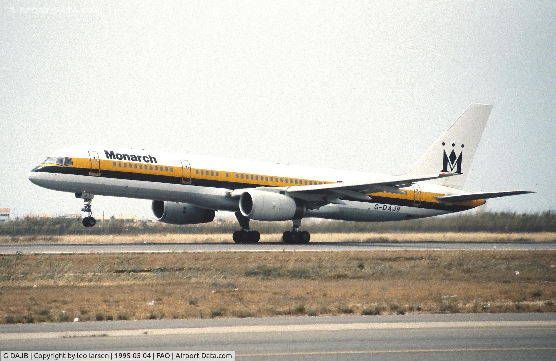 G-DAJB, 1987 Boeing 757-2T7 C/N 23770, Faro 4.5.1995