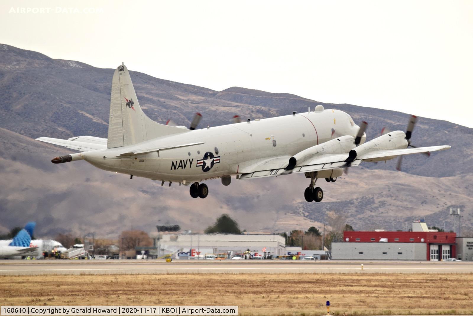 160610, Lockheed P-3C Orion C/N 285A-5659, Touch & Go on RWY 10R.