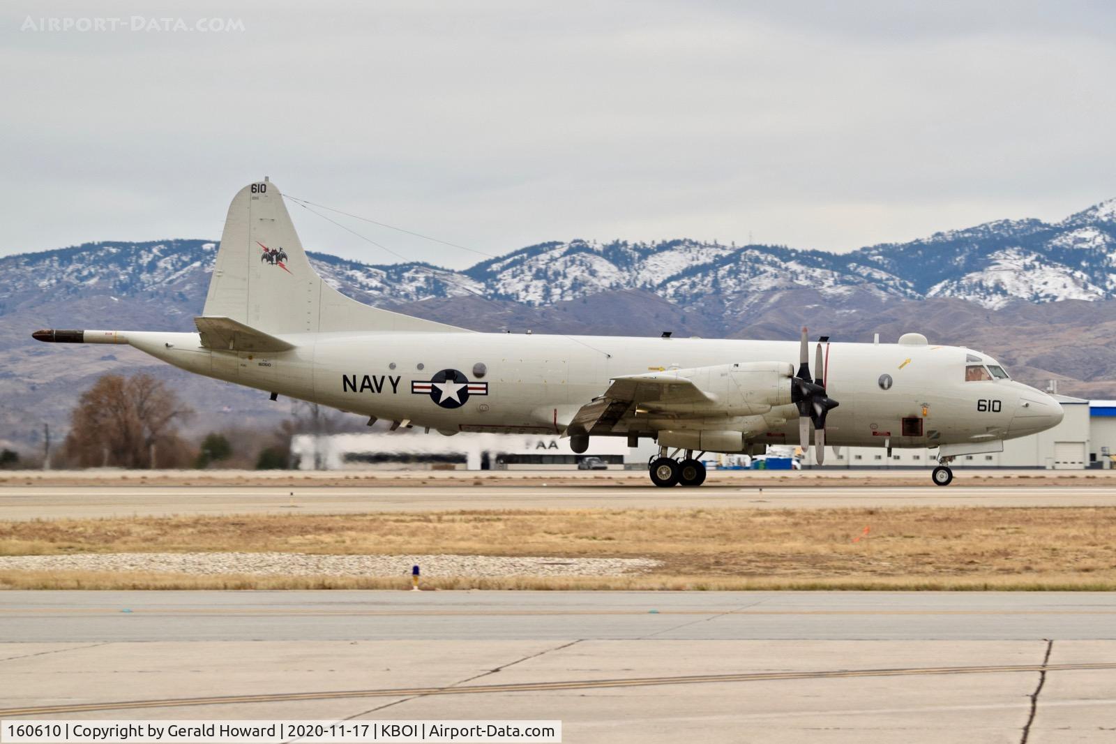 160610, Lockheed P-3C Orion C/N 285A-5659, On RWY 10R.